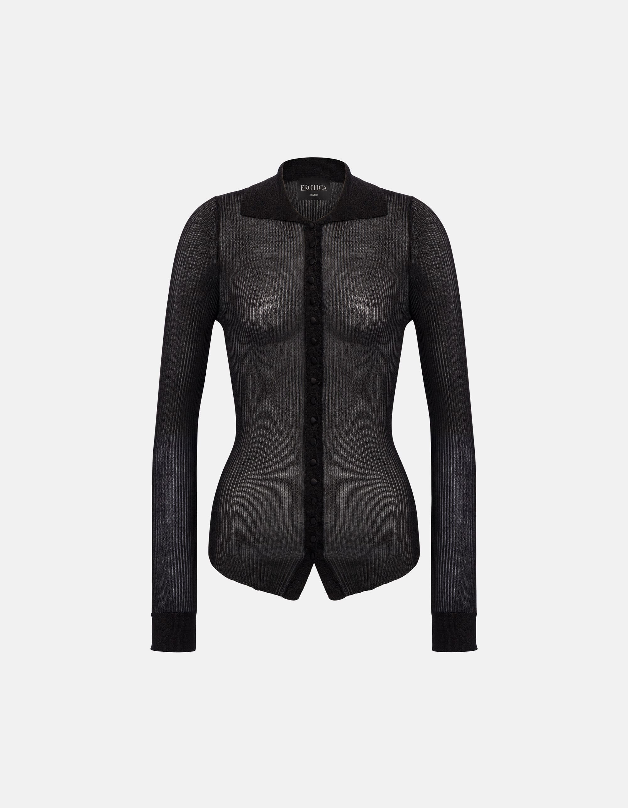 Slim shirt in lurex knit