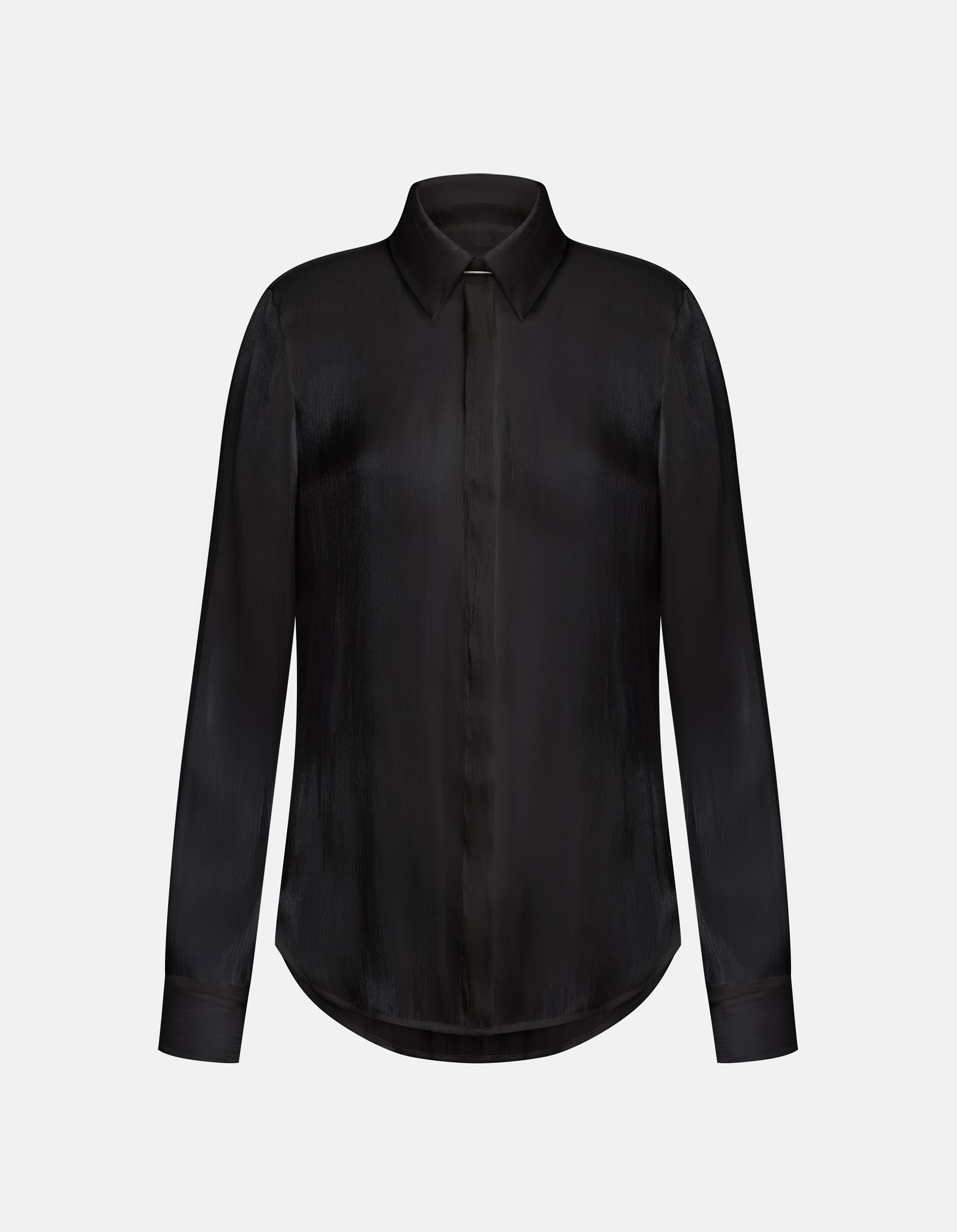 Shirt in silk chiffon