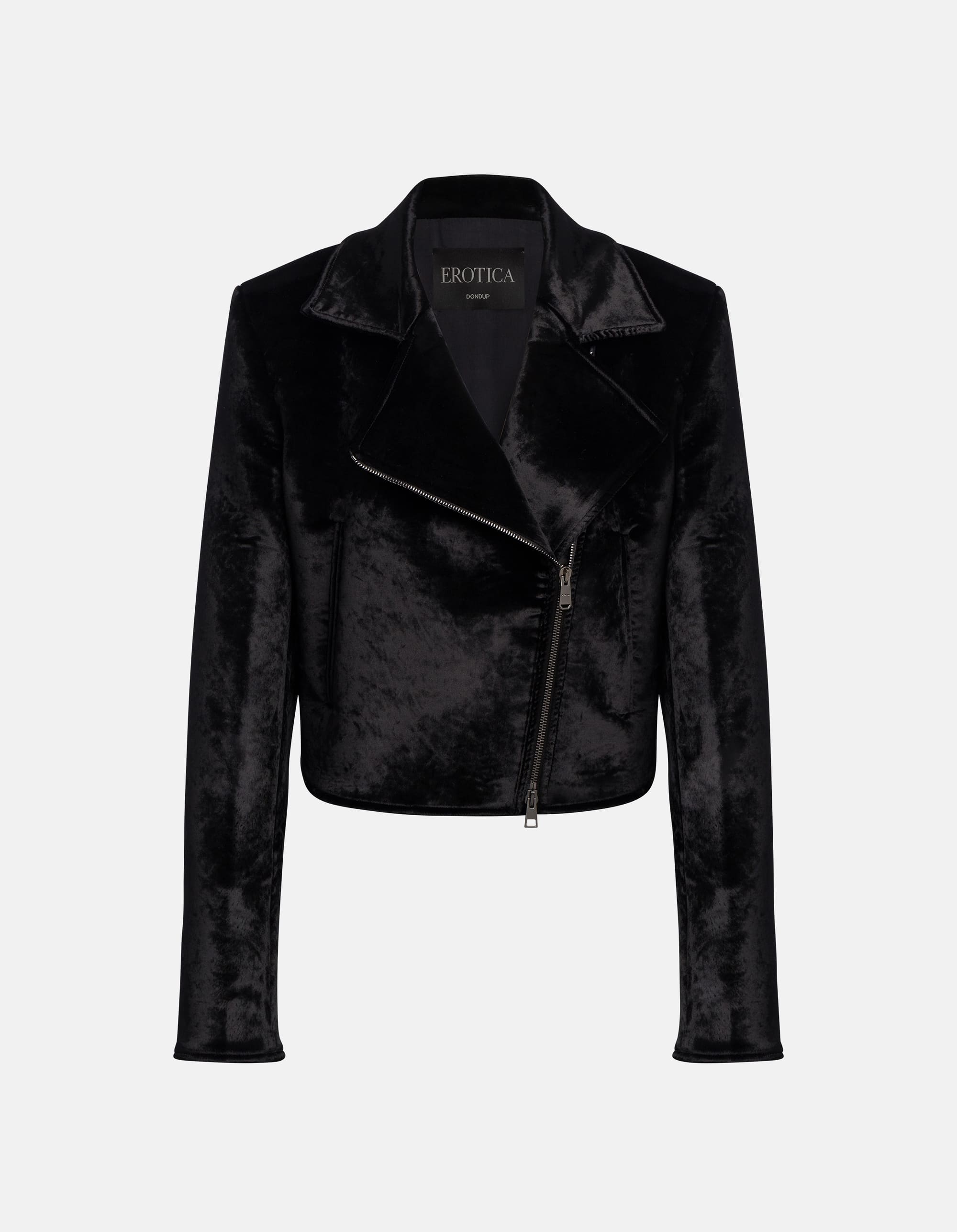Biker jacket in velvet