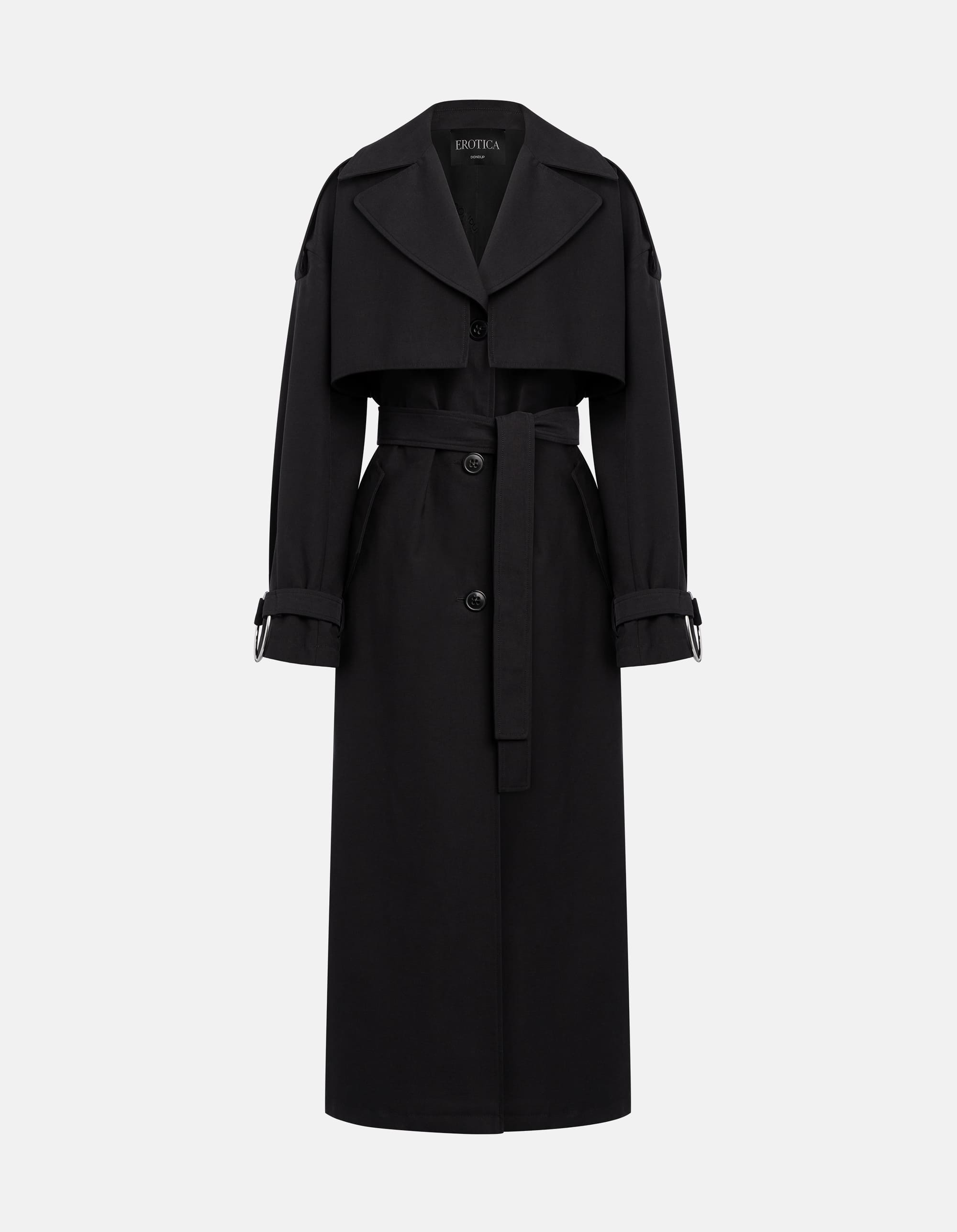 Trench coat in canvas