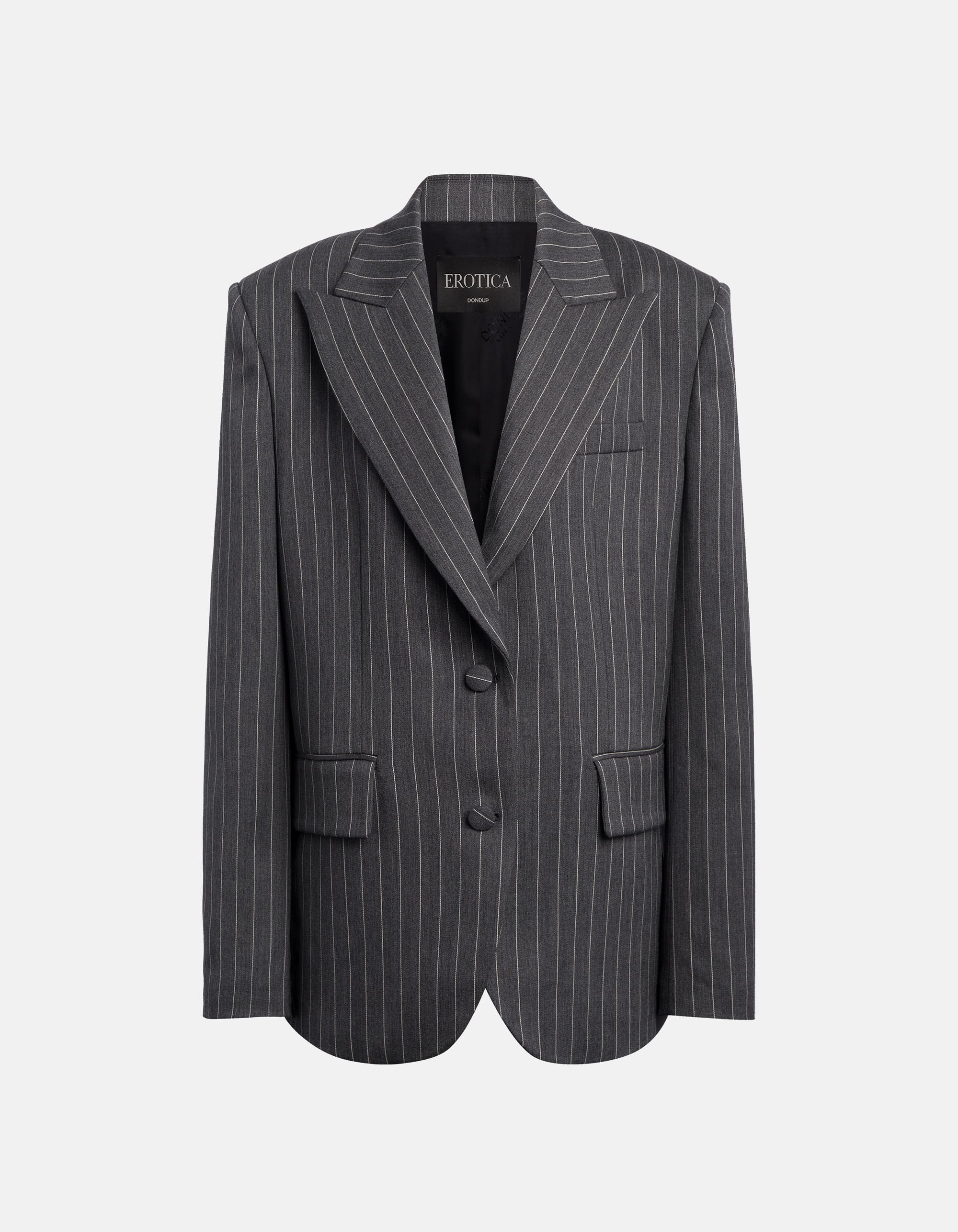 Single-breasted blazer in pinstripe fresh wool