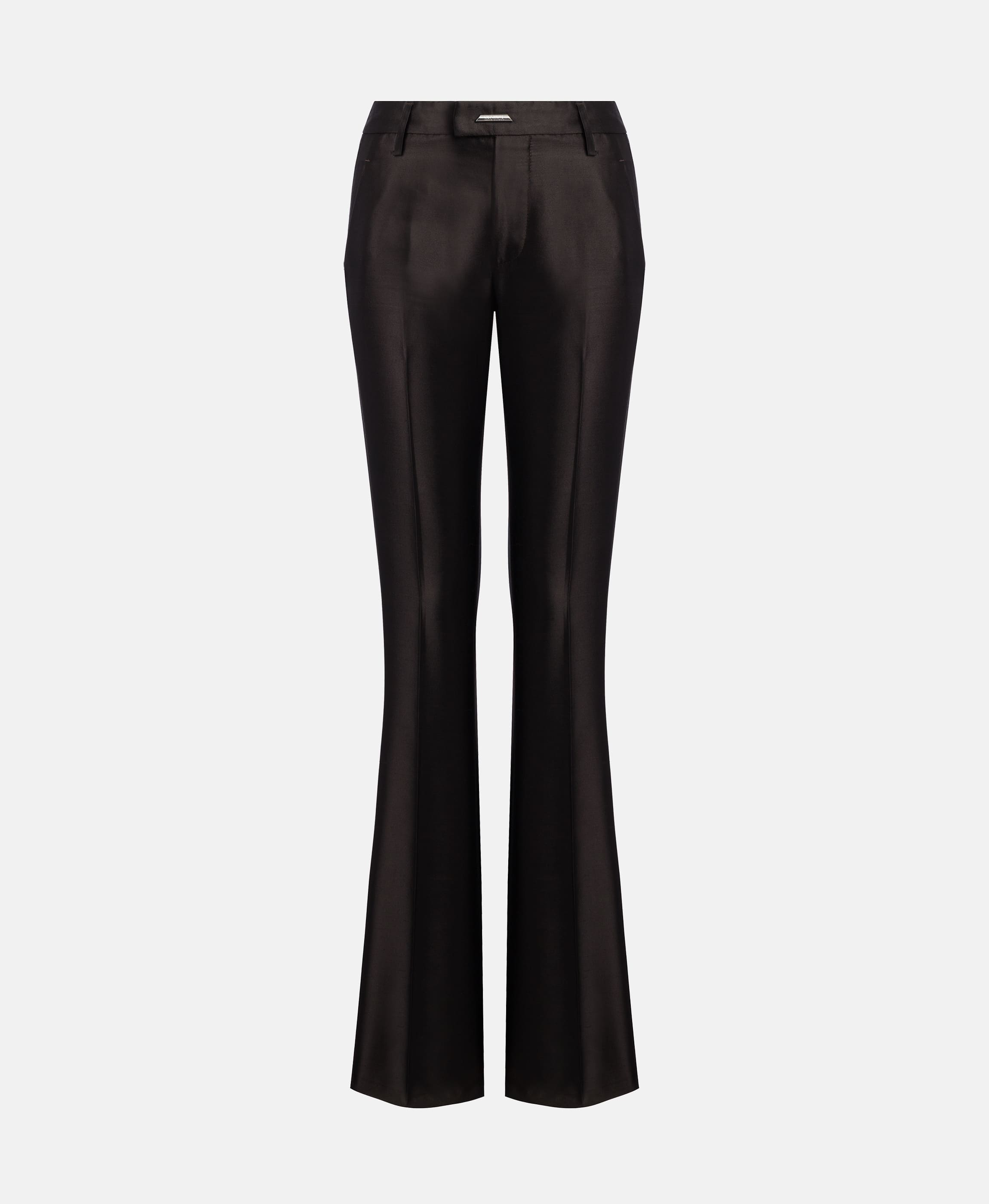 Trousers in shantung
