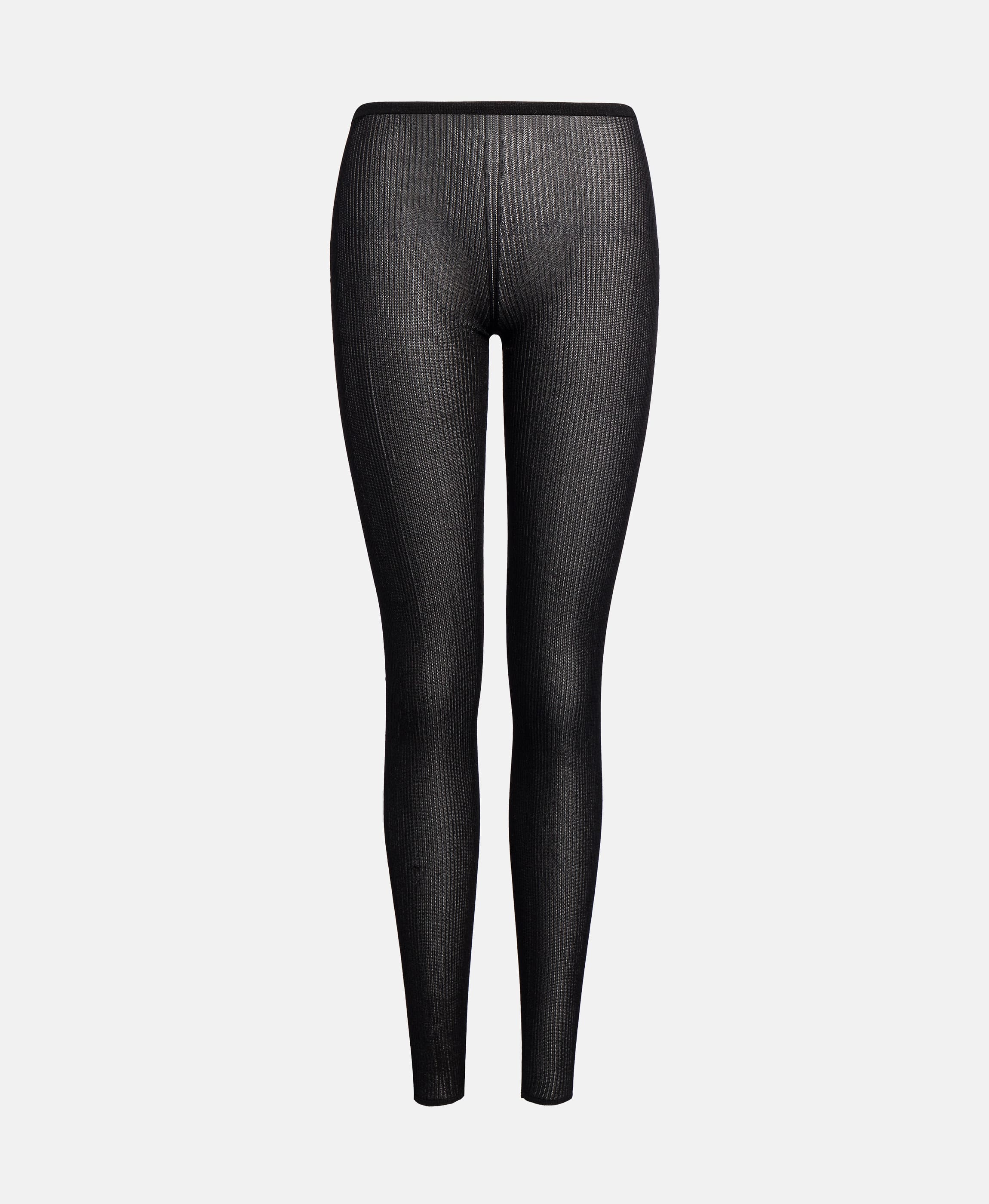 Leggings in lurex knit