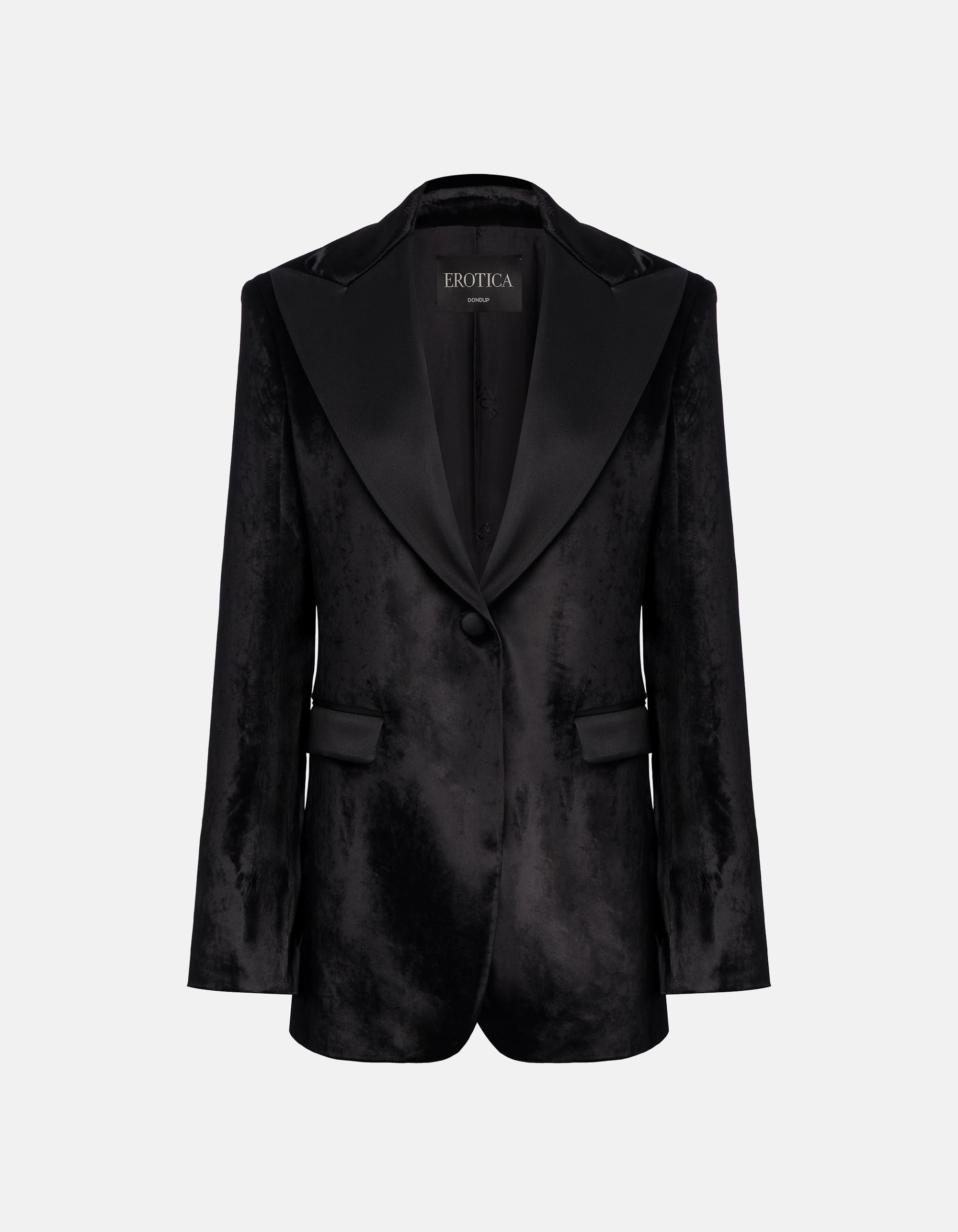 Blazer monopetto in velluto