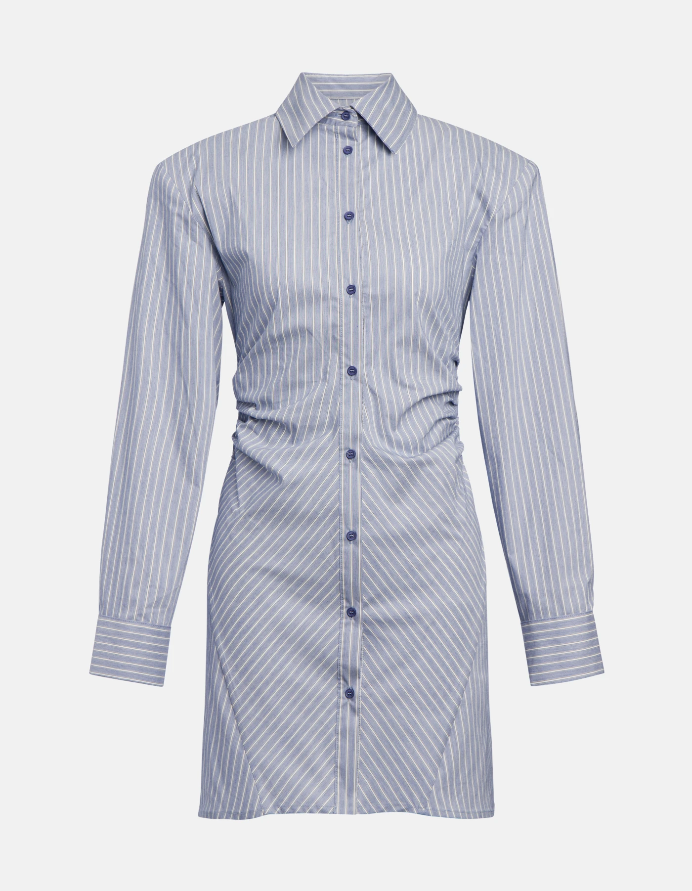 Short striped cotton dress