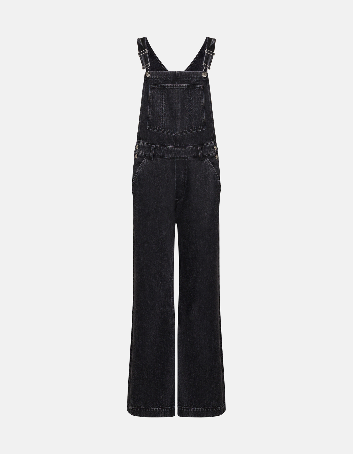Salopette regular in denim fisso responsabile