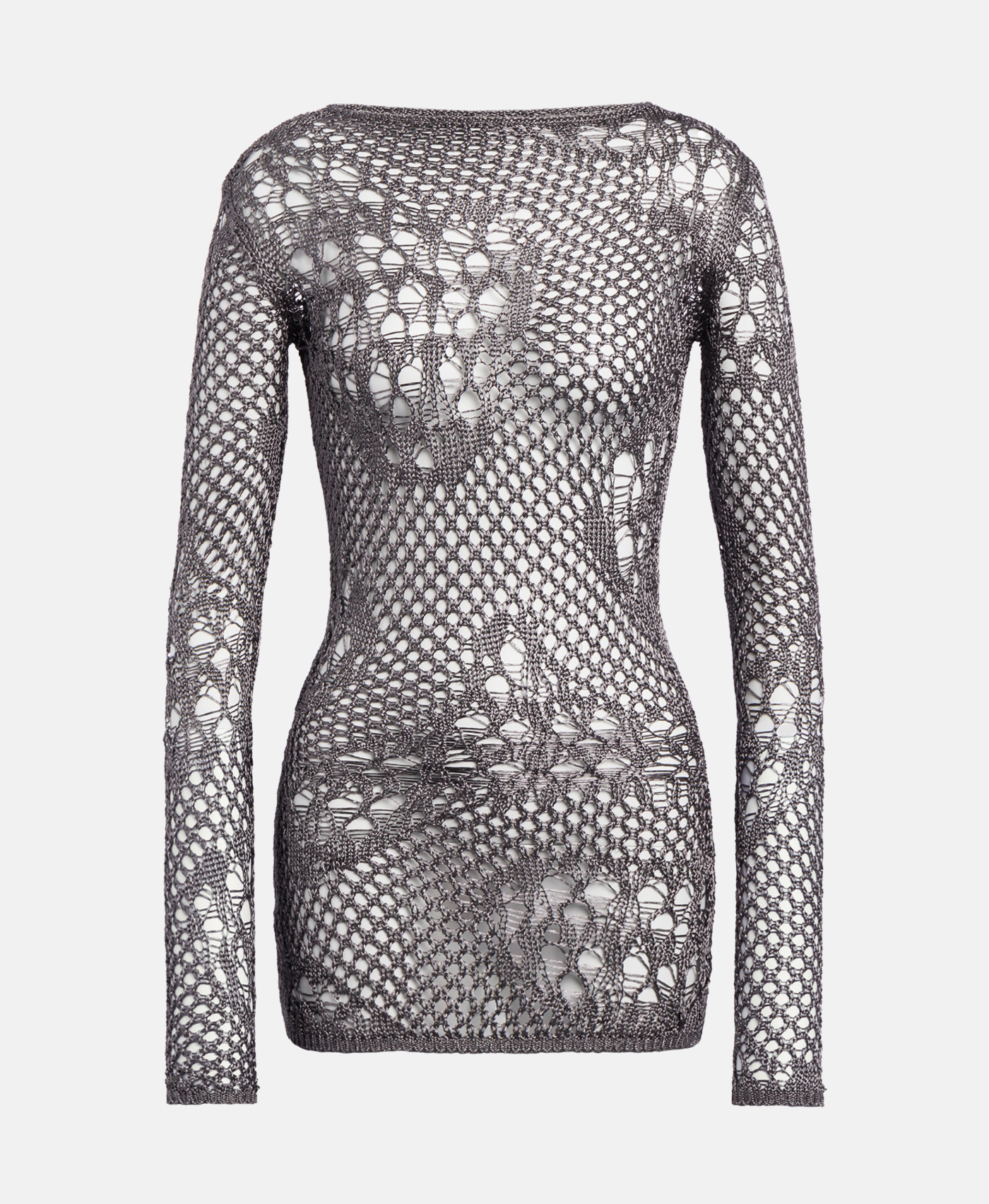 Miniabito slim in maglia stramata