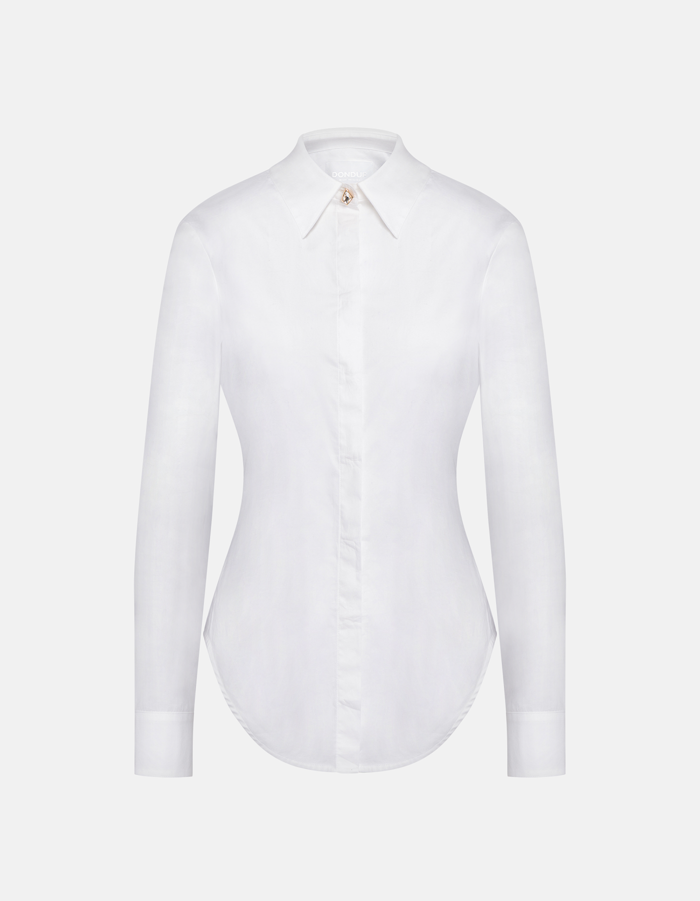 Super slim-fit stretch poplin shirt