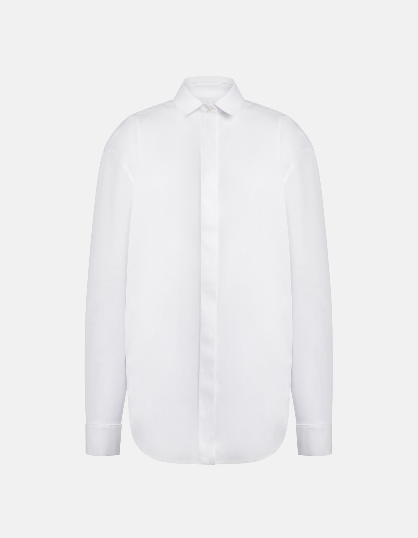 Camicia in gabardina tinto filo