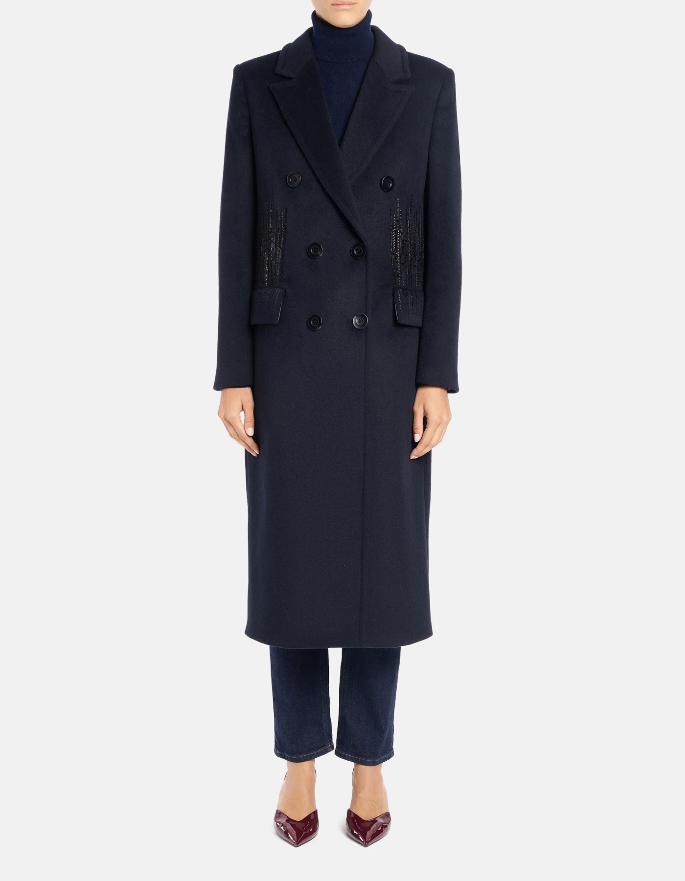 Cappotto In Compact Drap Per Donna In Paris | IT