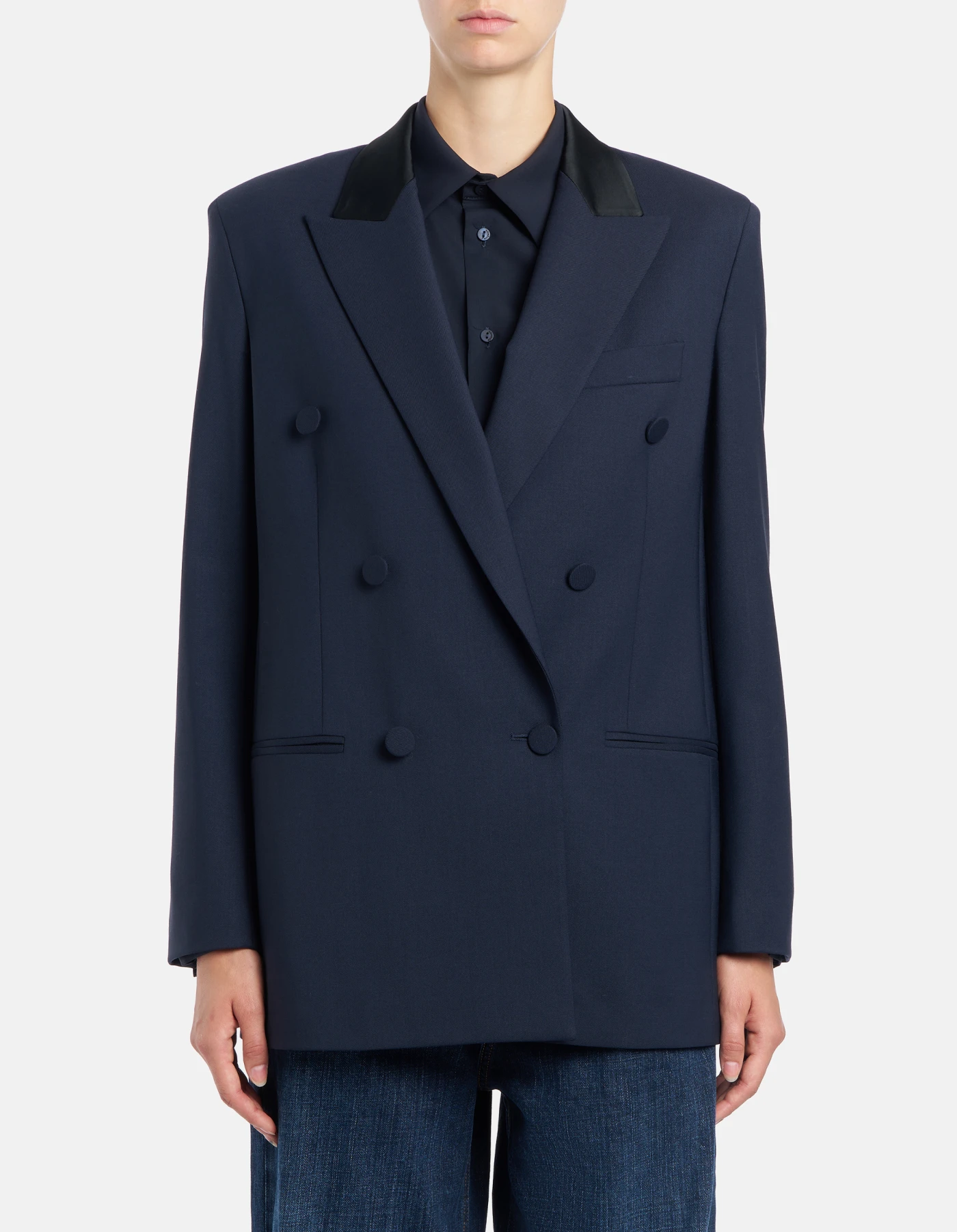 ジャケット・アウター 24ssWool GabardineDouble Breasted Jacket DJ745_WS0115D_XXXC_DD_W25_890_