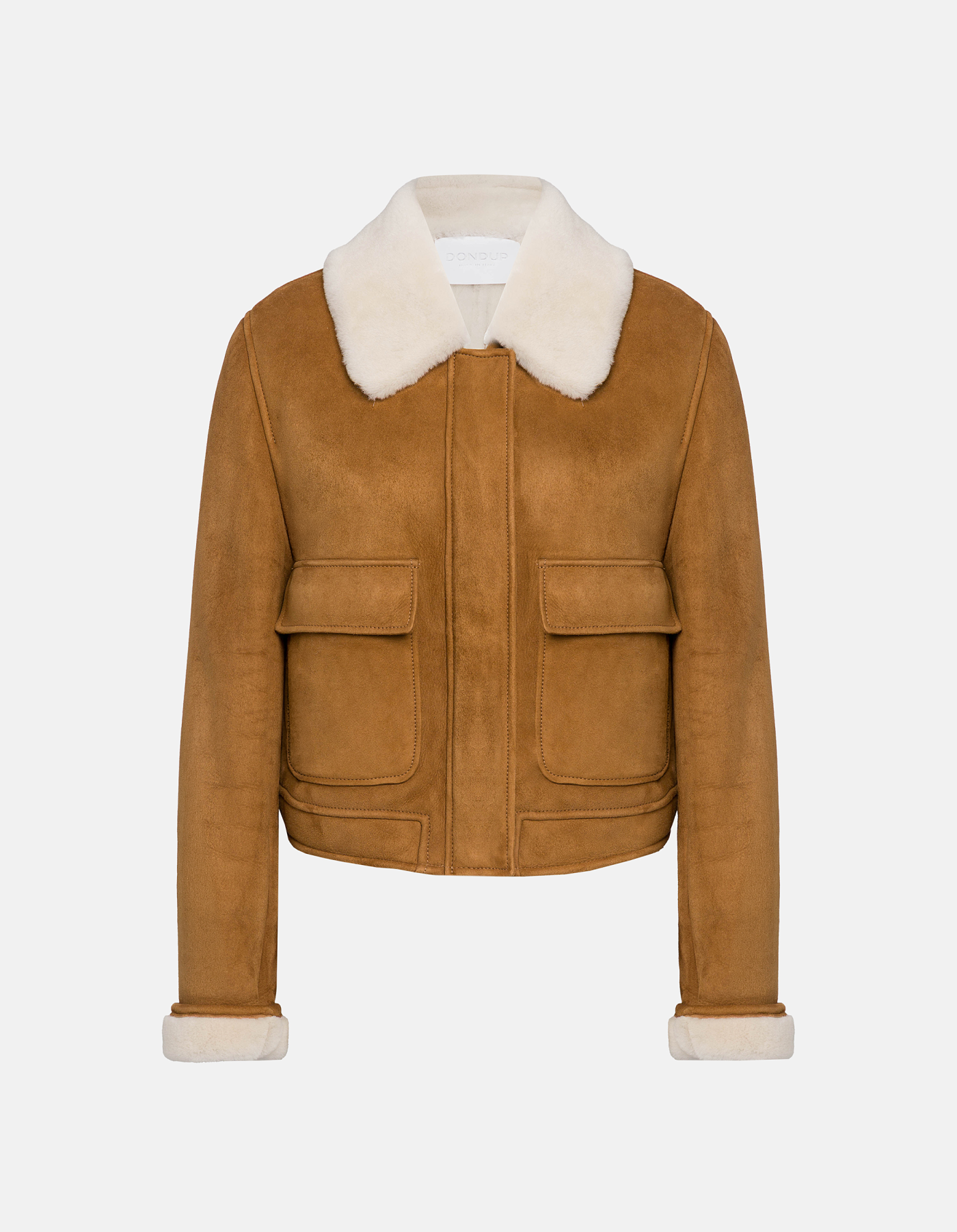 Regular-fit shearling jacket