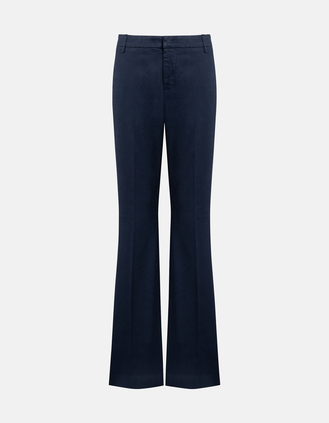Lexi Skinny Bootcut-Hose aus Satin mit Pfirsich-Haptik