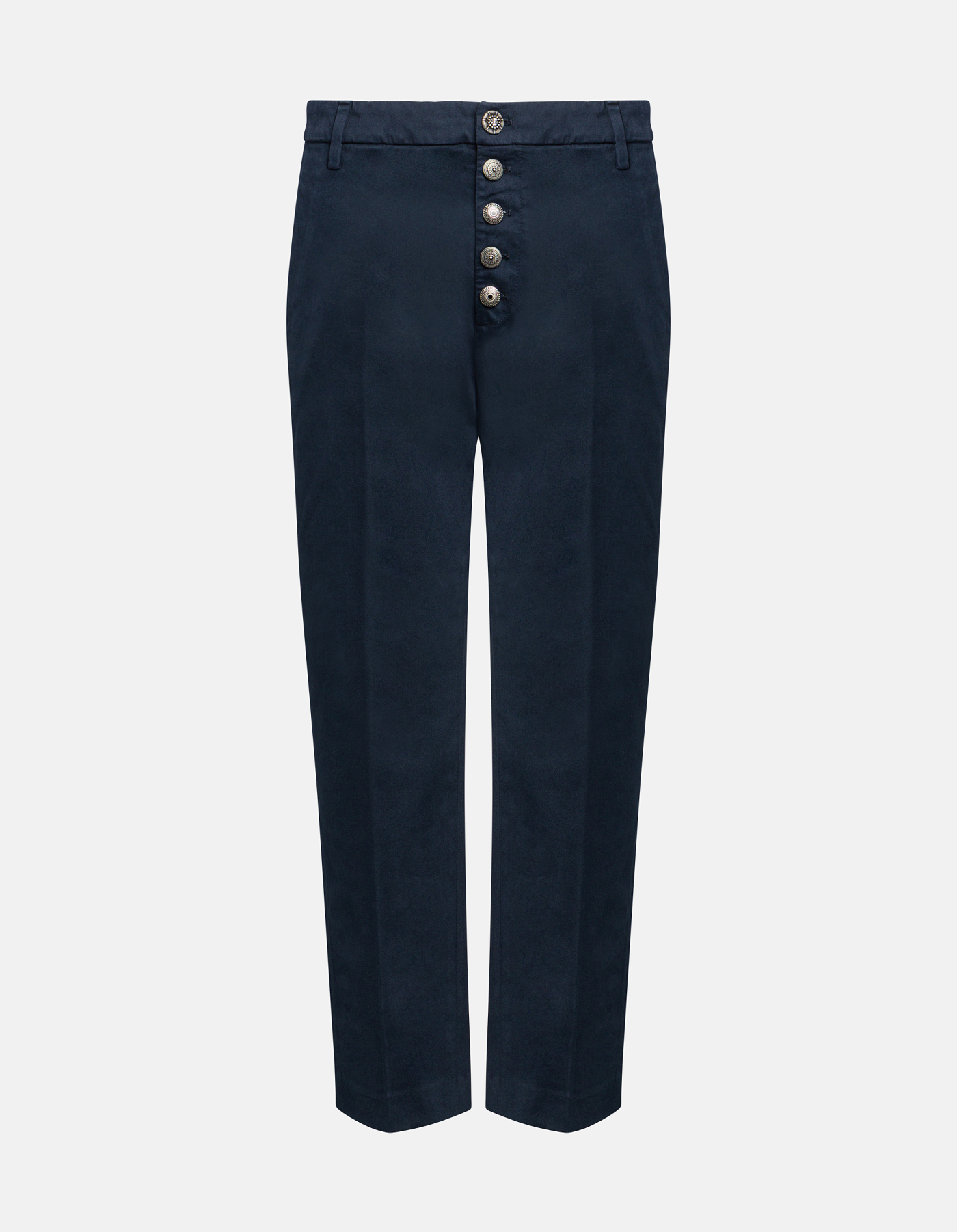 Nima loose-fit trousers in warm hand gabardine
