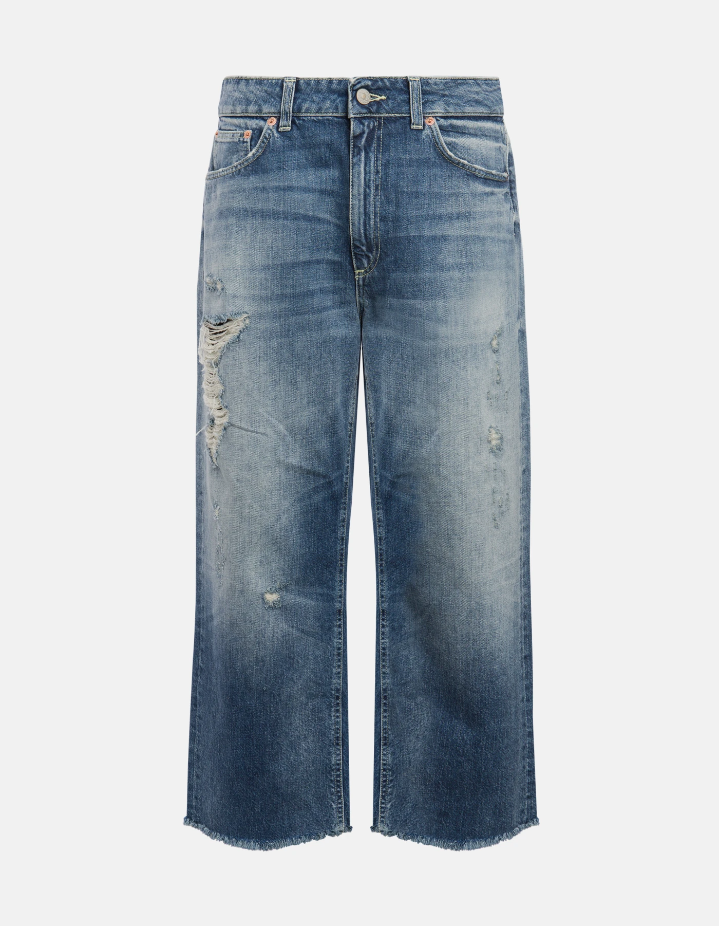 Tami wide-leg jeans in rigid denim