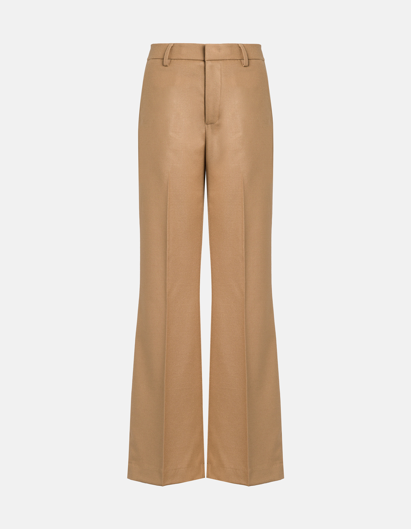 Janice wide-leg trousers in flannel