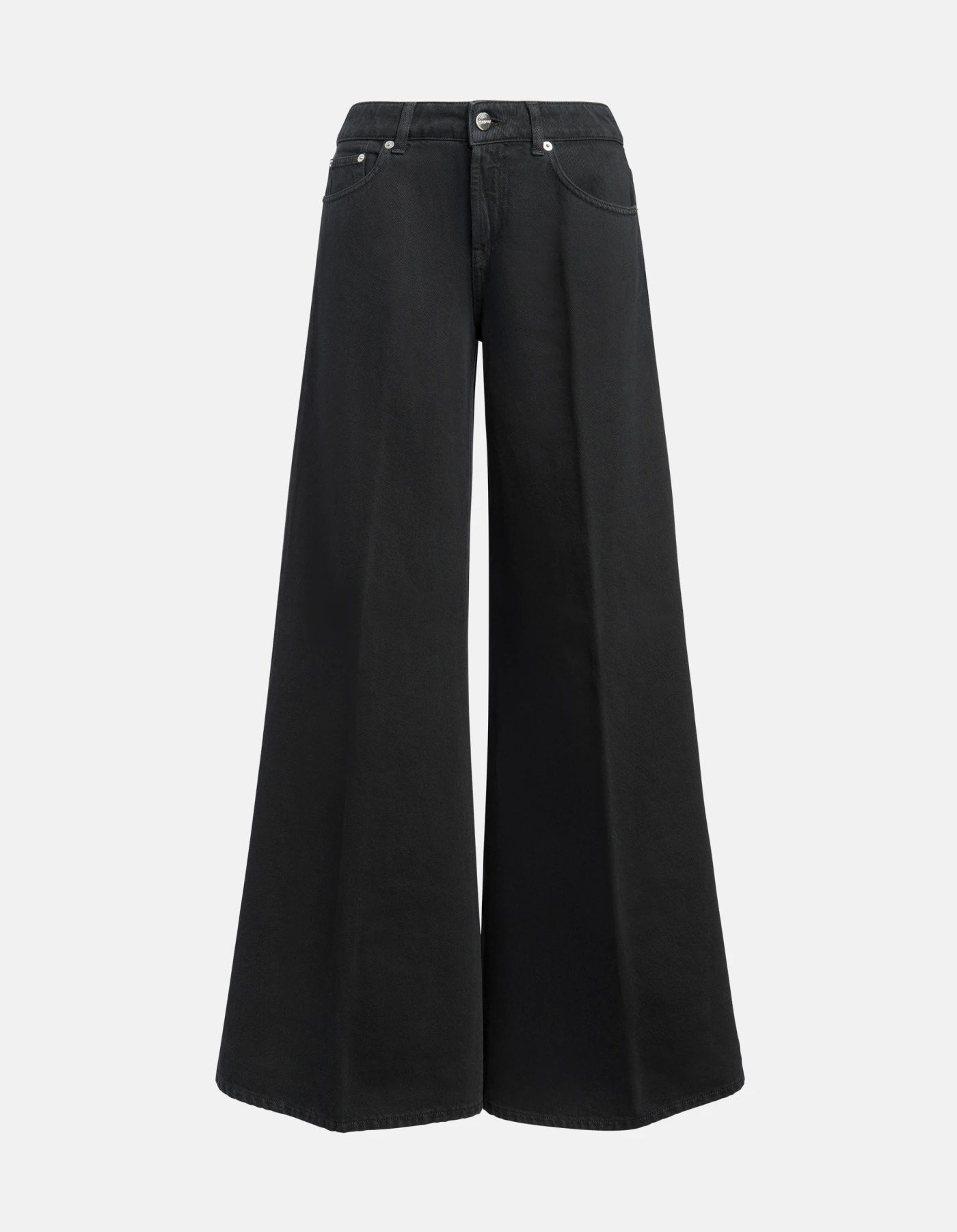 Marlen wide-leg jeans in rigid bull denim