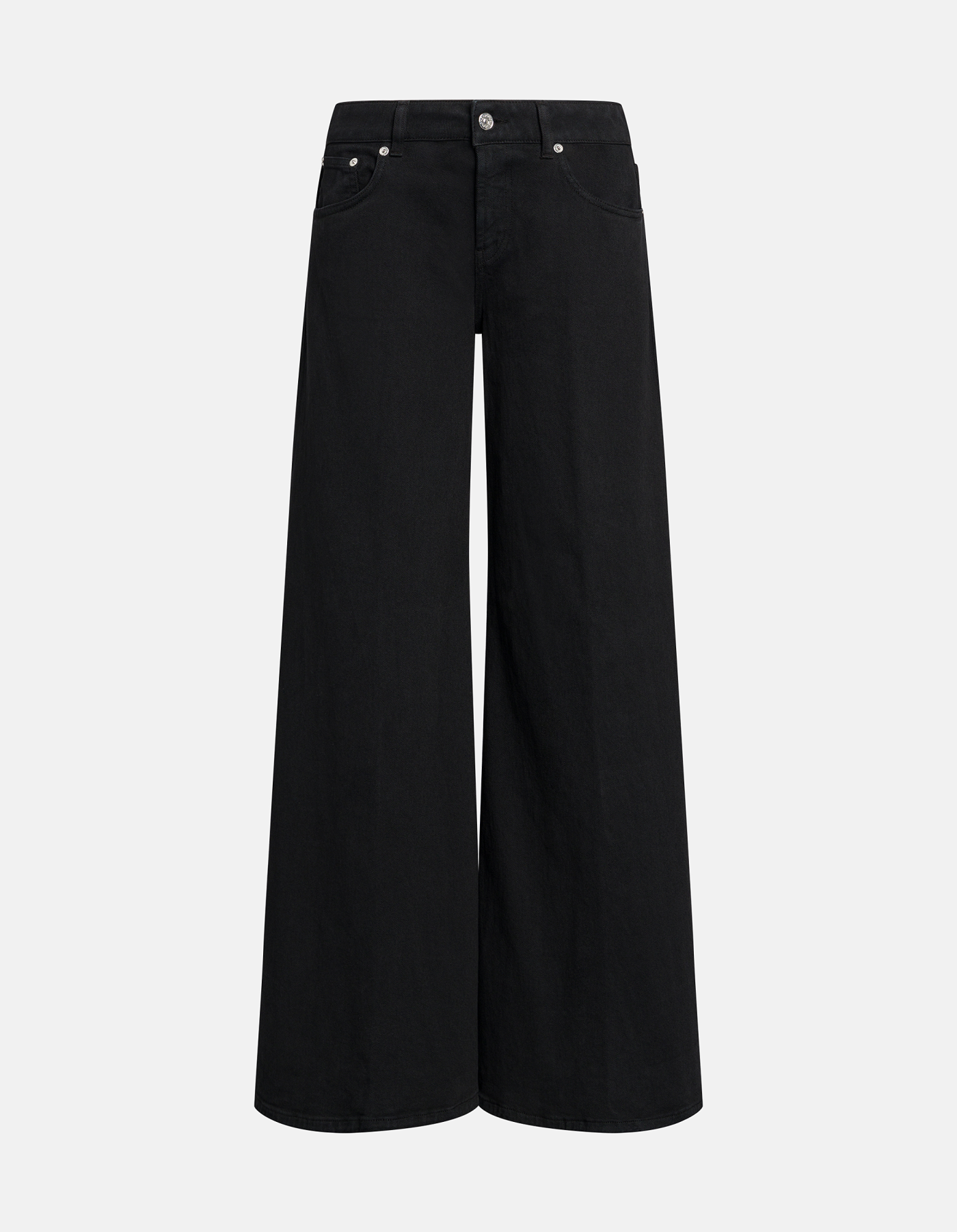 Marlen wide-leg jeans in stretch bull denim