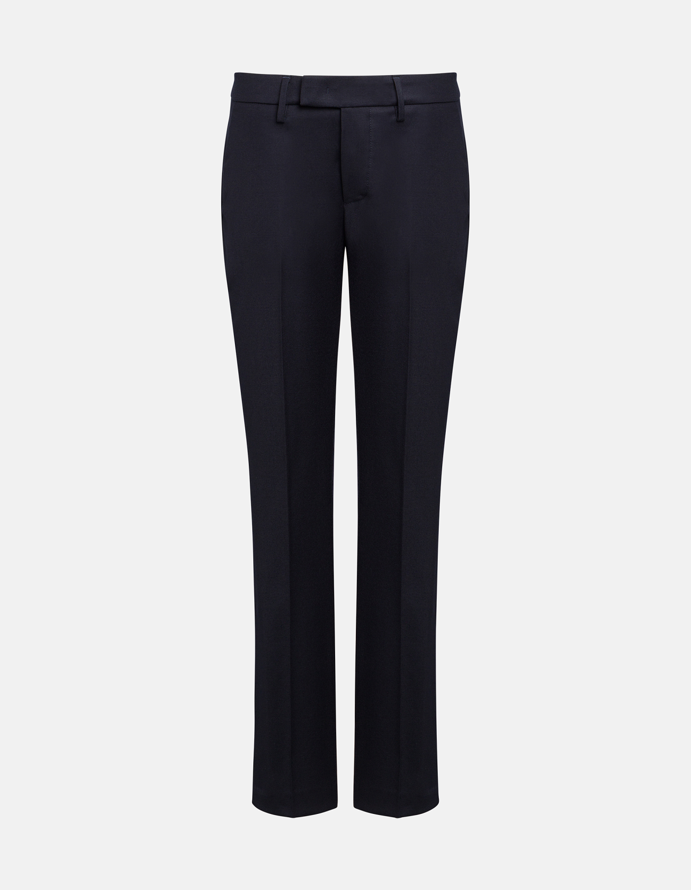 Eleanor regular-fit flannel trousers