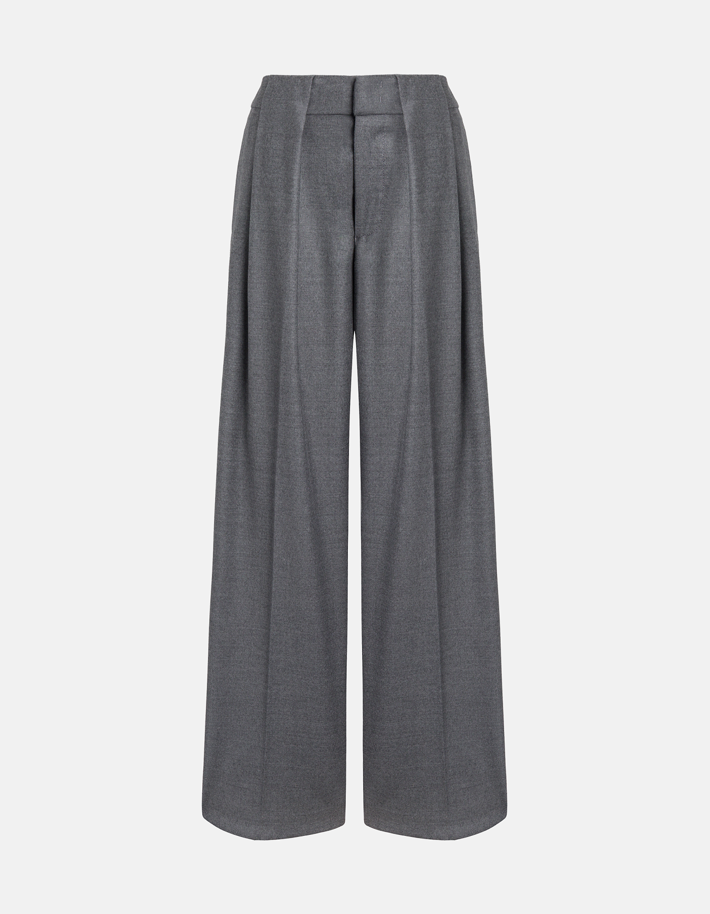 Lucia wide leg flannel trousers