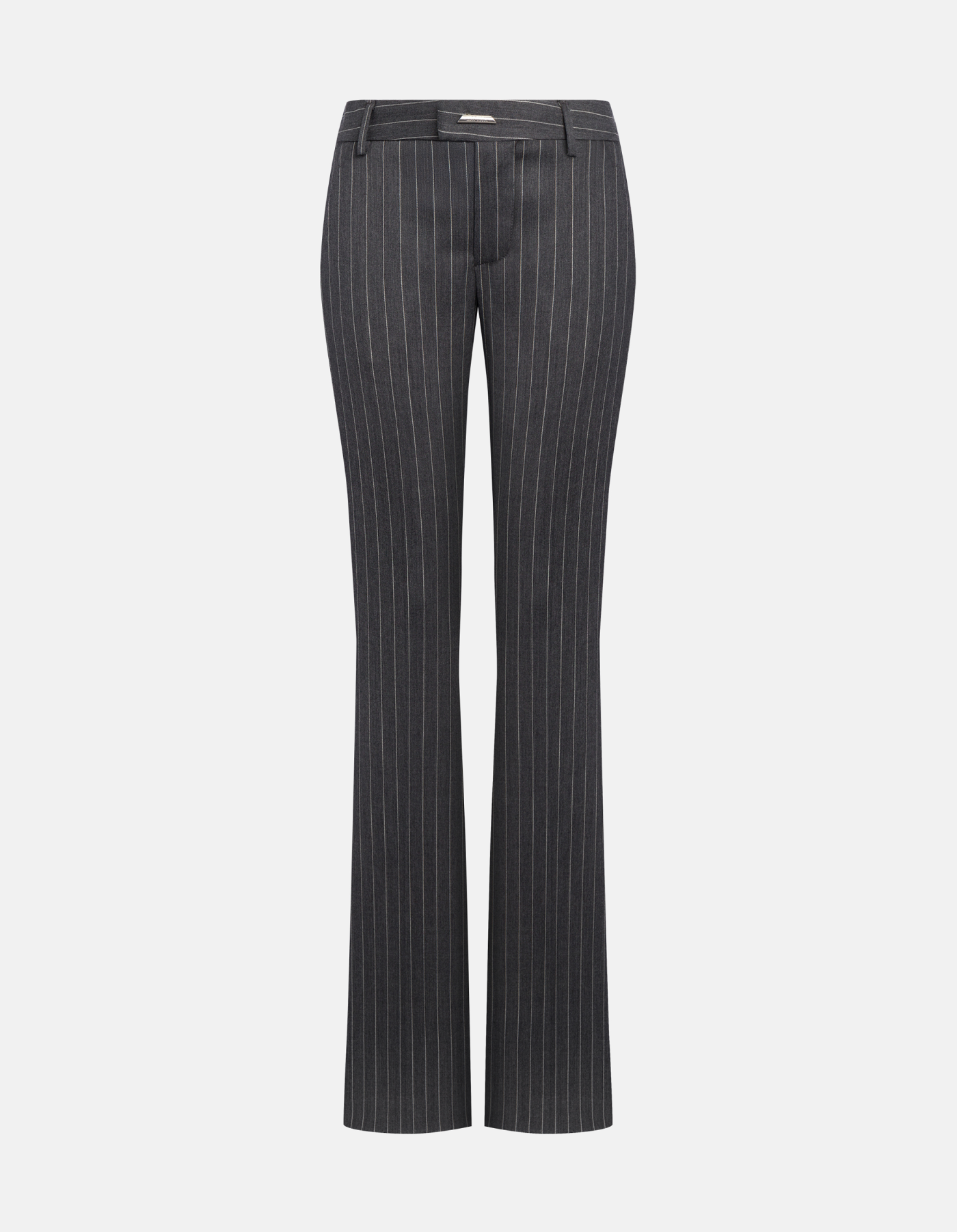 Pantaloni in fresco di lana gessato