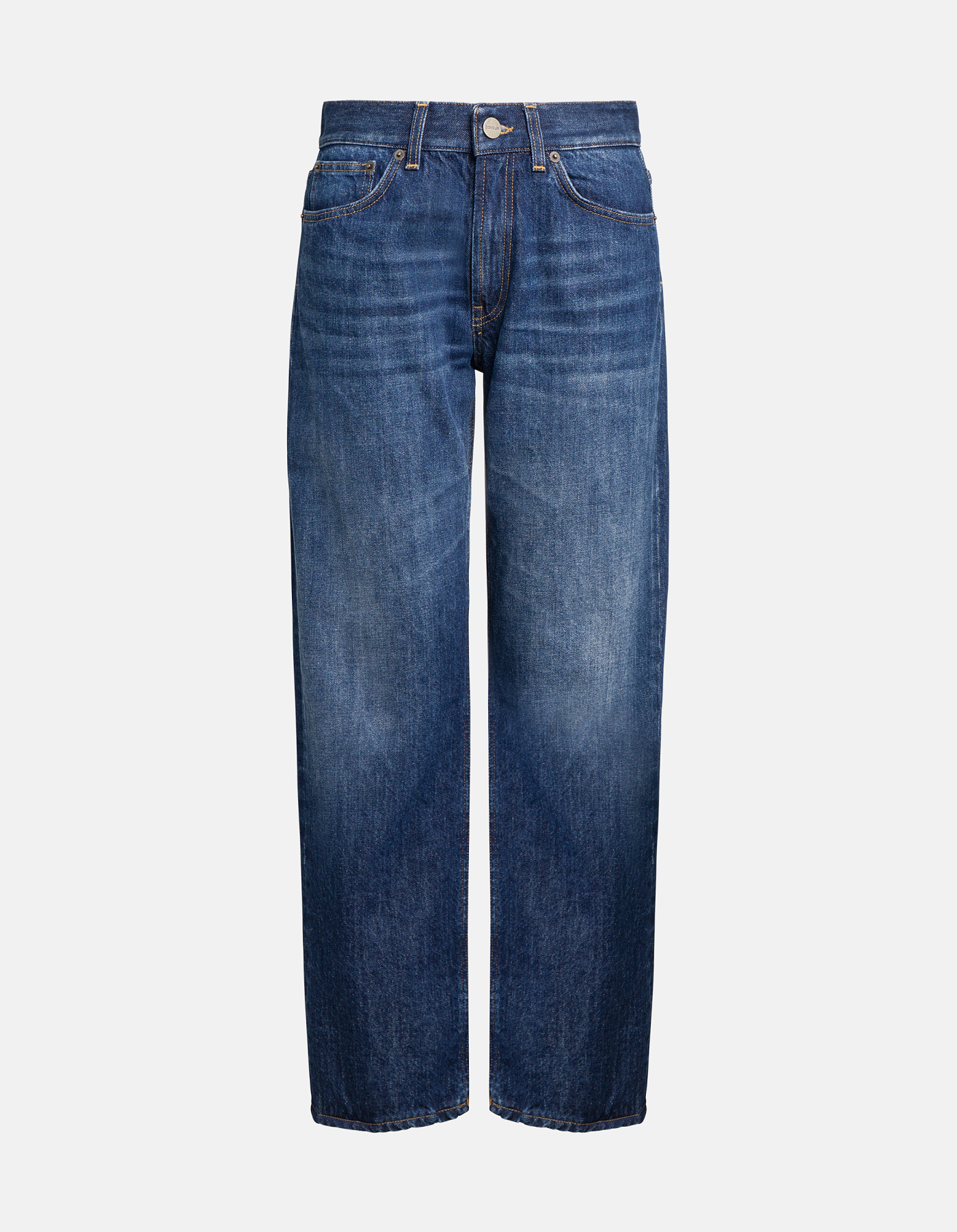 Dafne regular-fit jeans in rigid denim