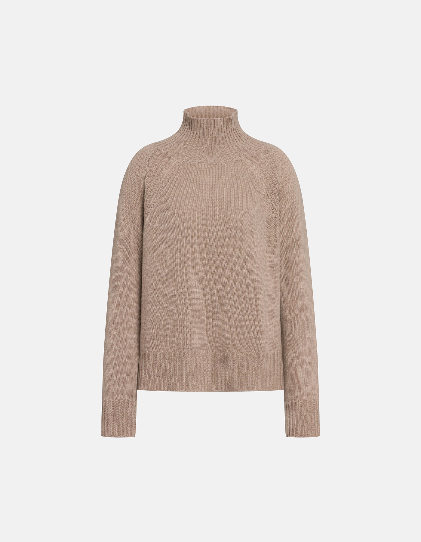 Maglia dolcevita regular in lana e cachemire
