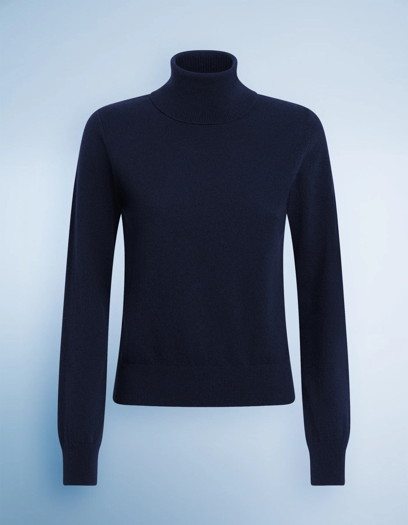 Maglia dolcevita slim in lana cashmere