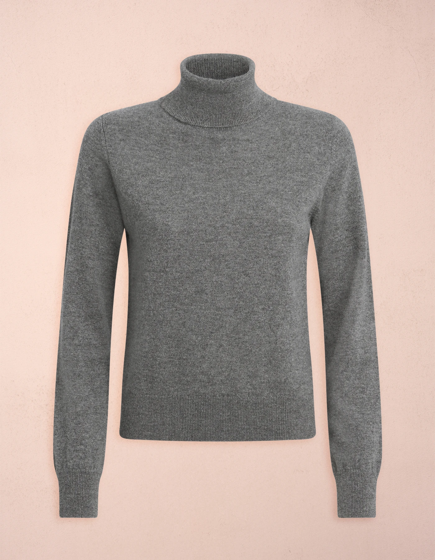 Maglia dolcevita slim in lana cashmere