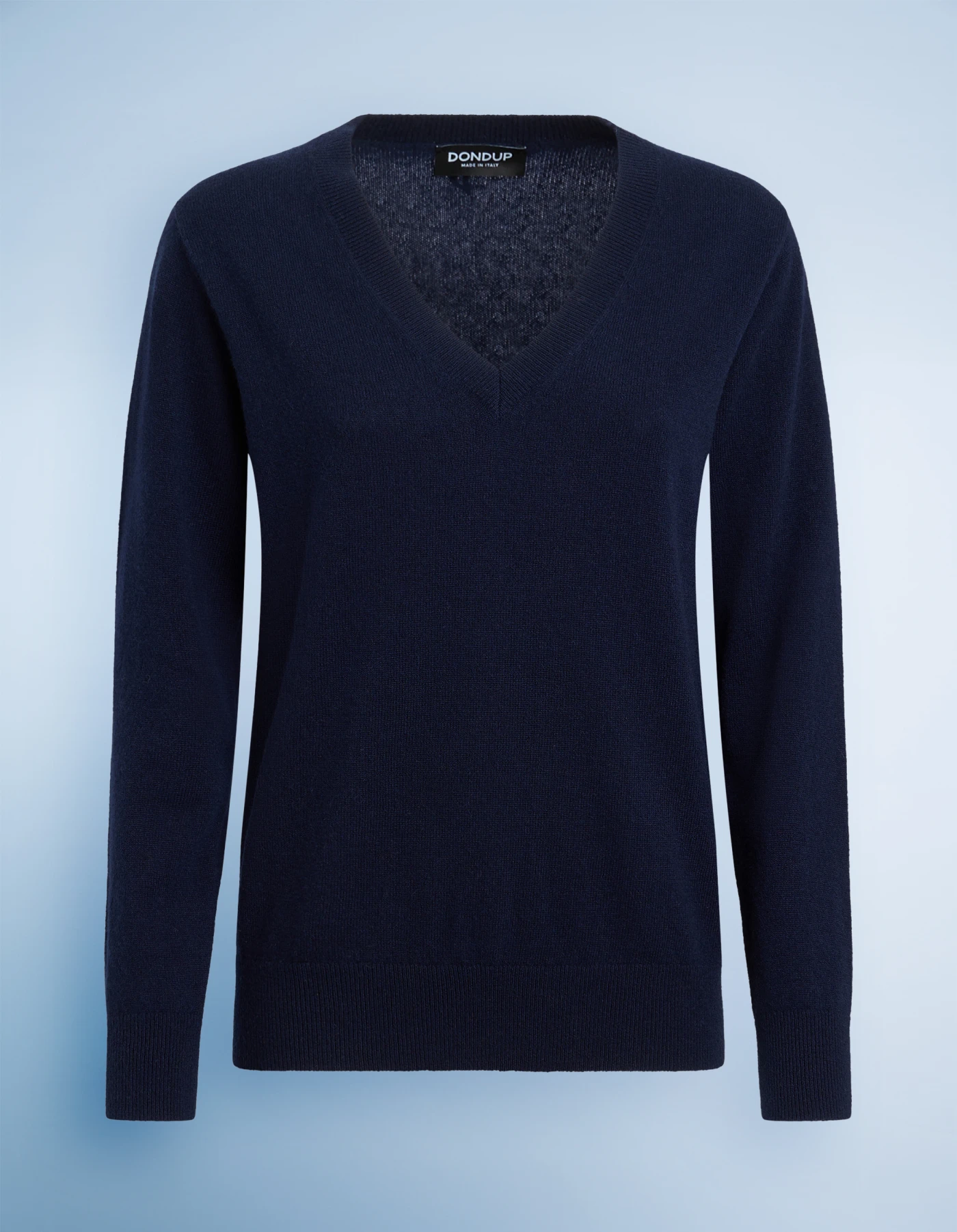 Maglia scollo V regular in lana cashmere