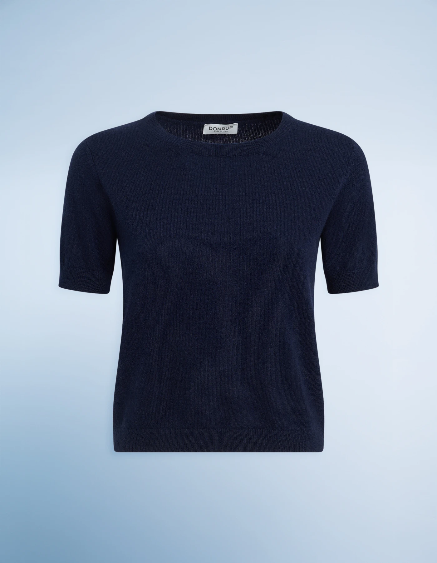 Maglia girocollo slim in lana cashmere