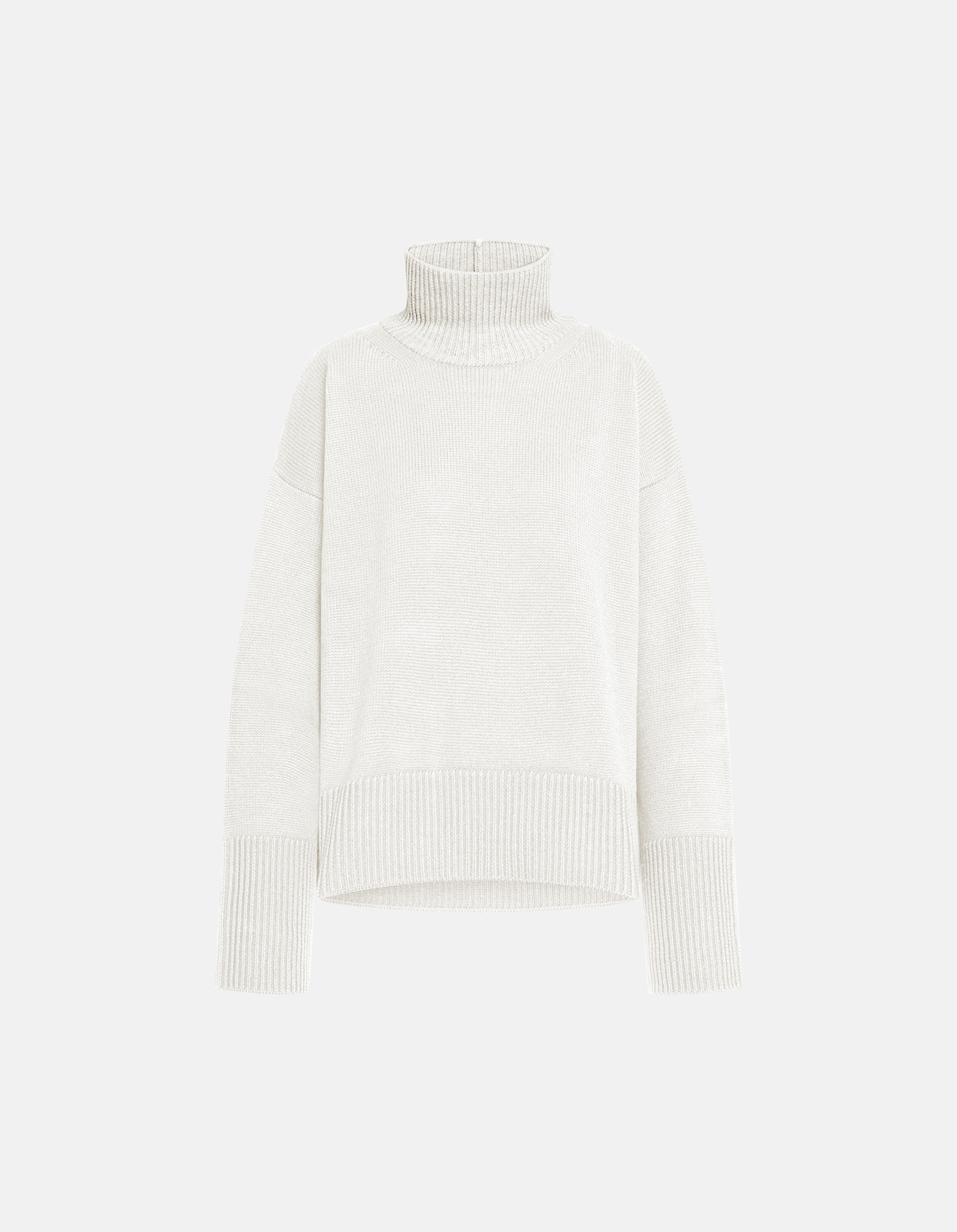 Maglia dolcevita over in lana