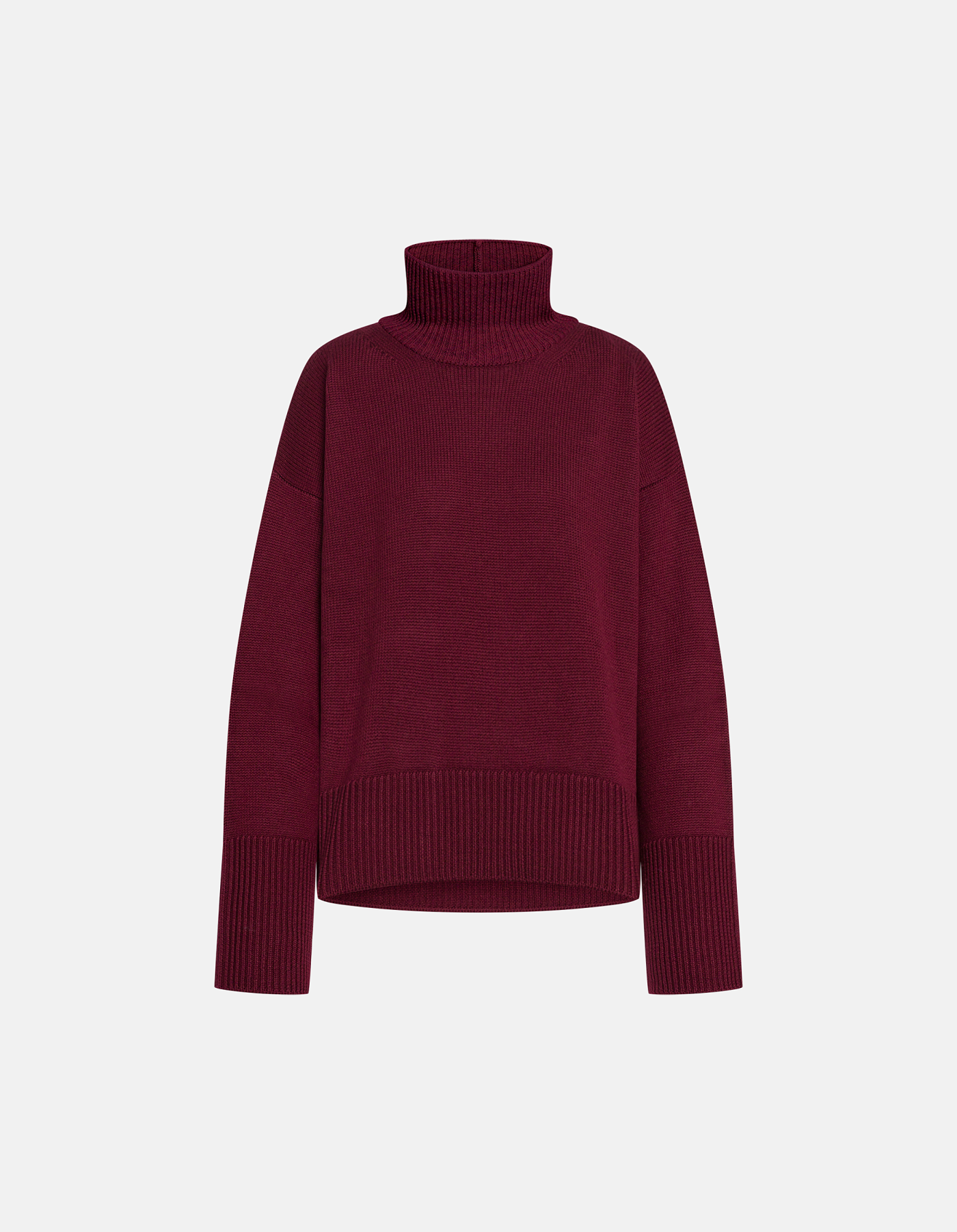 Maglia dolcevita over in lana