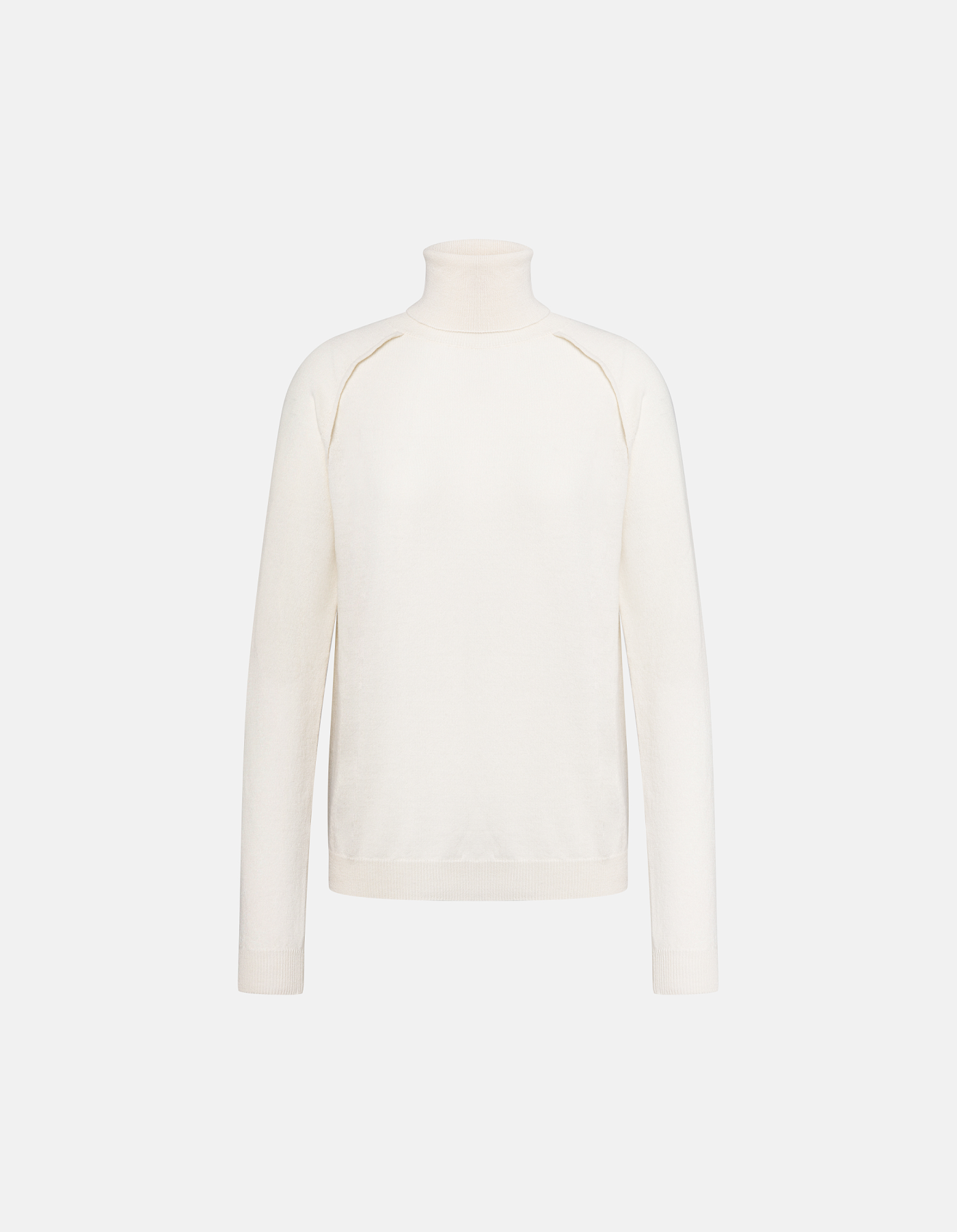 Maglia dolcevita slim in lana e cachemire