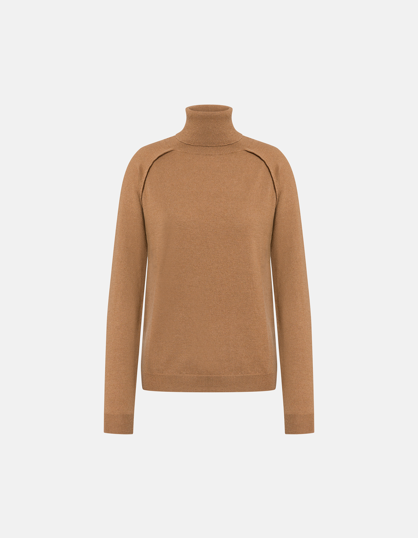 Maglia dolcevita slim in lana e cachemire