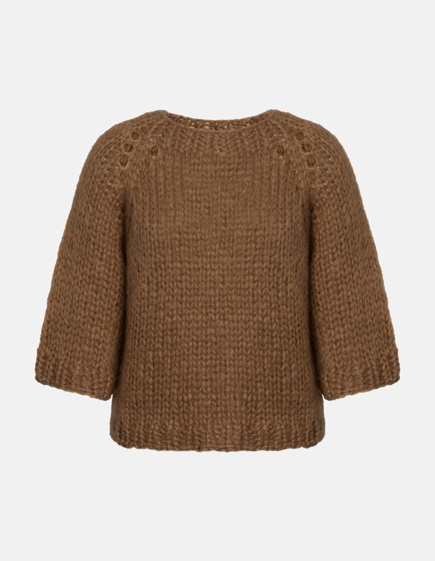 Regular-fit crew-neck jumper in mohair