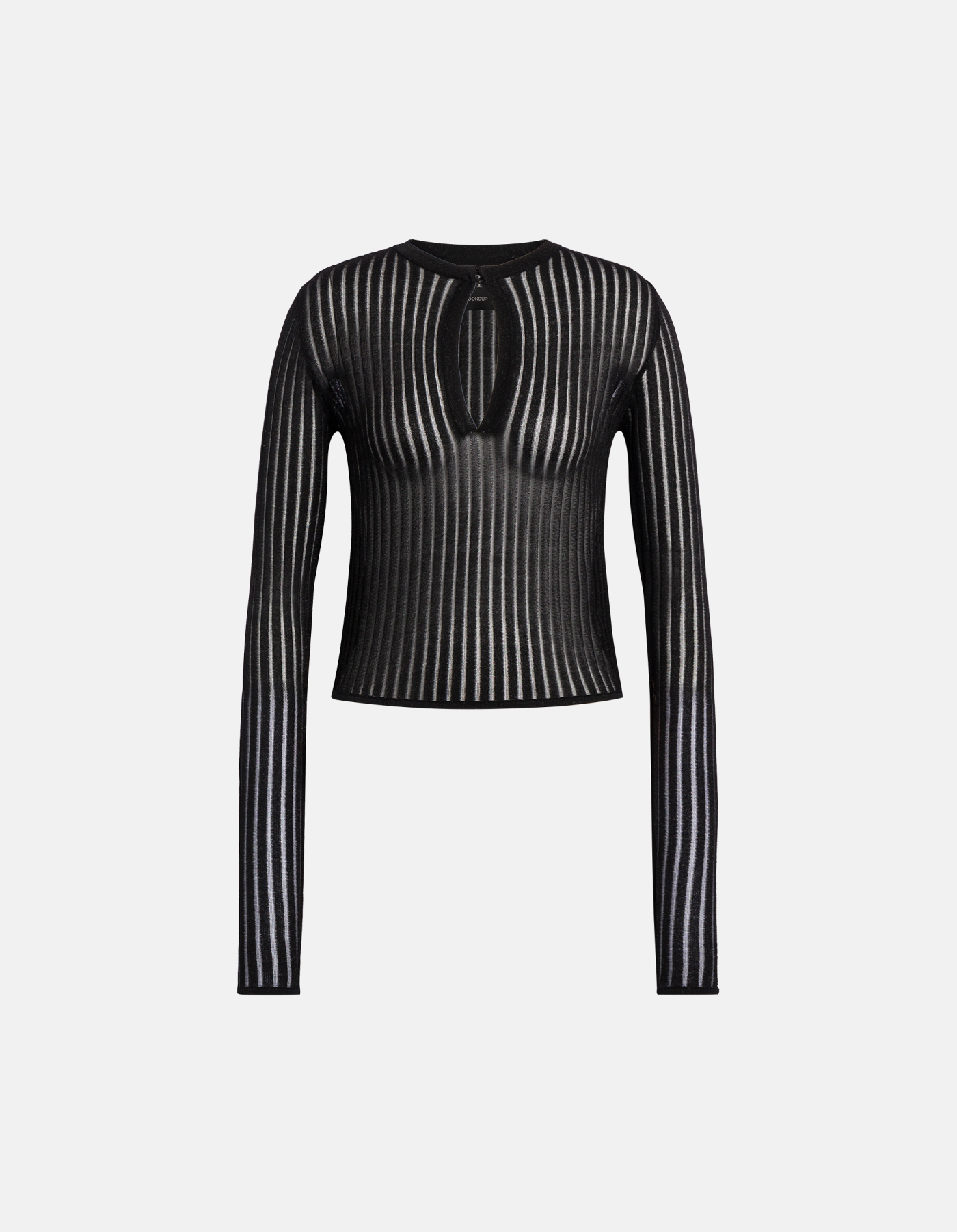 Maglia serafino slim in maglia lurex