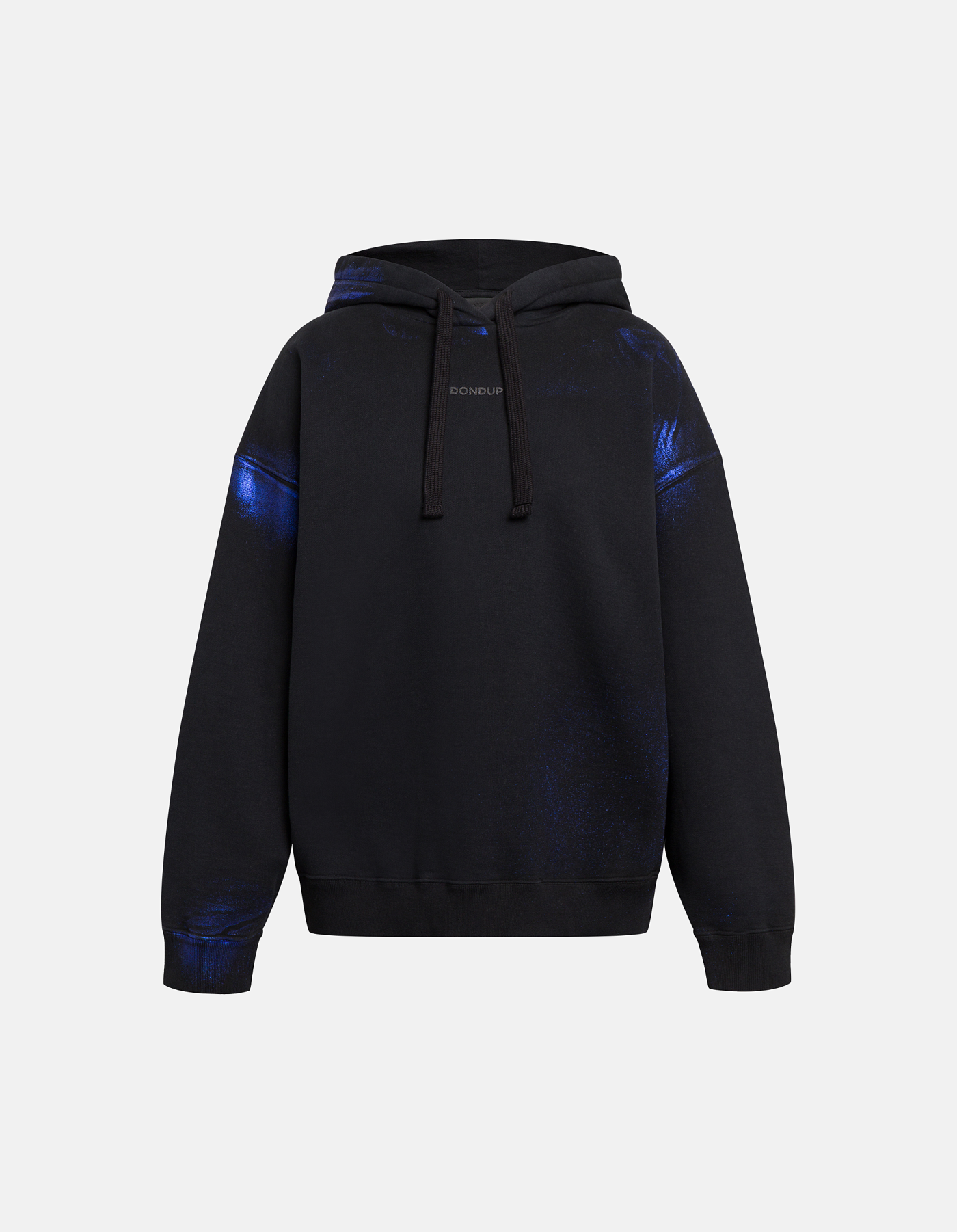 Oversized hooded sweatshirt in cotton