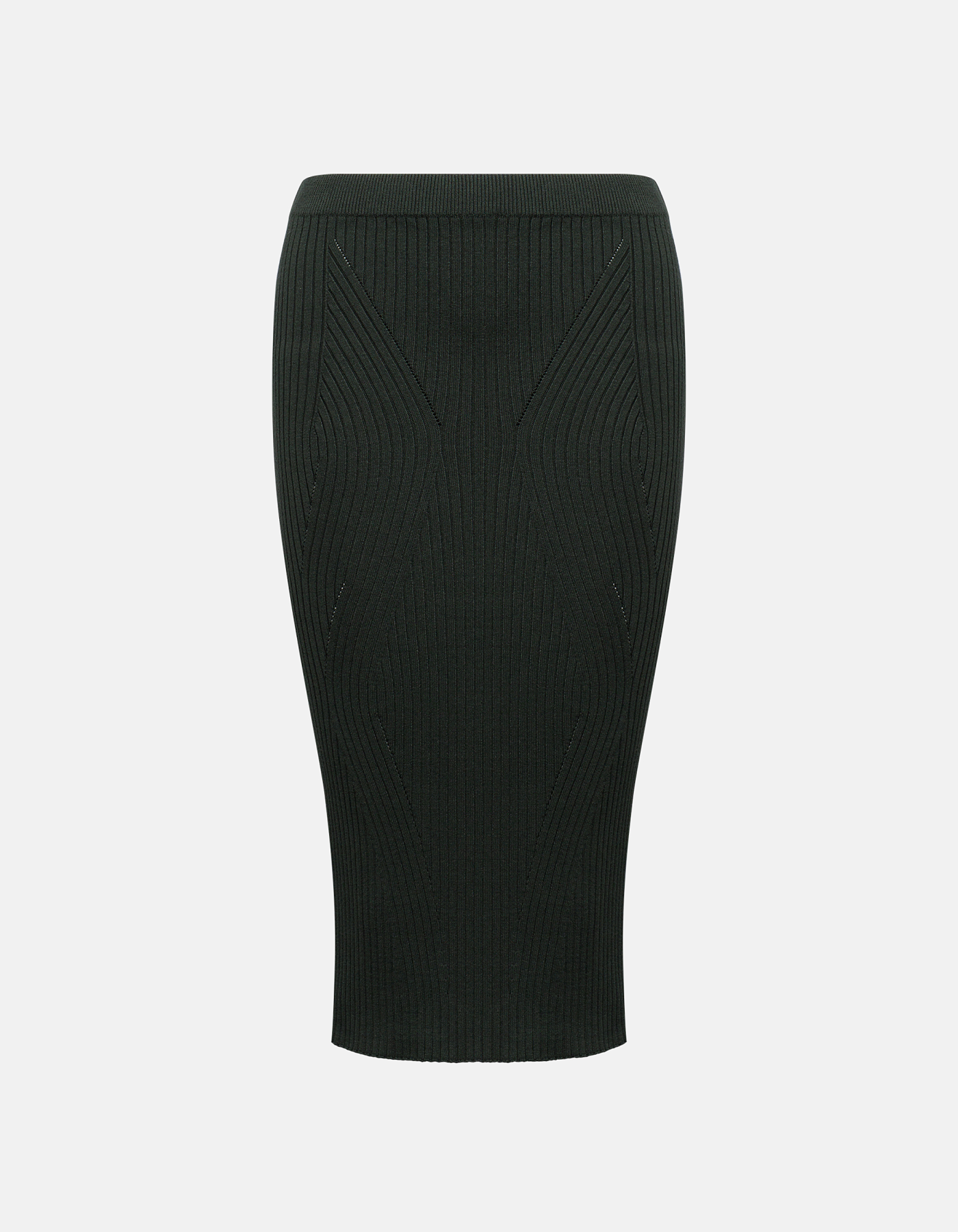 Viscose midi skirt