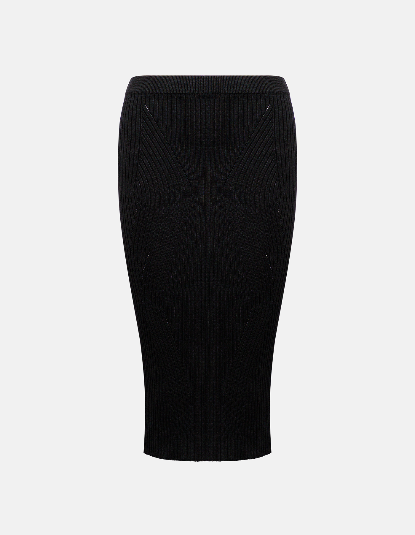 Viscose midi skirt