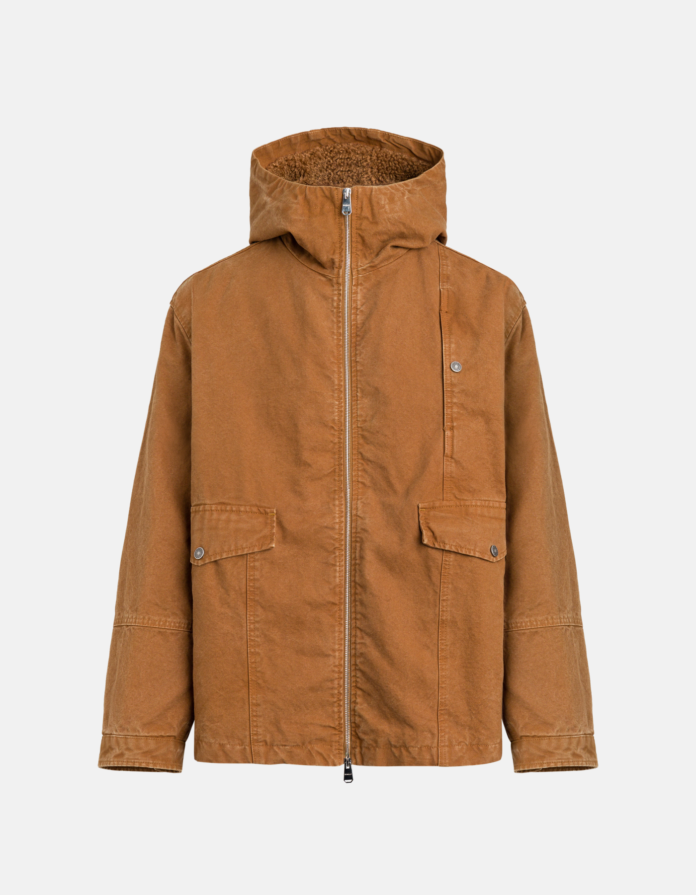 Parka regular in canvas
