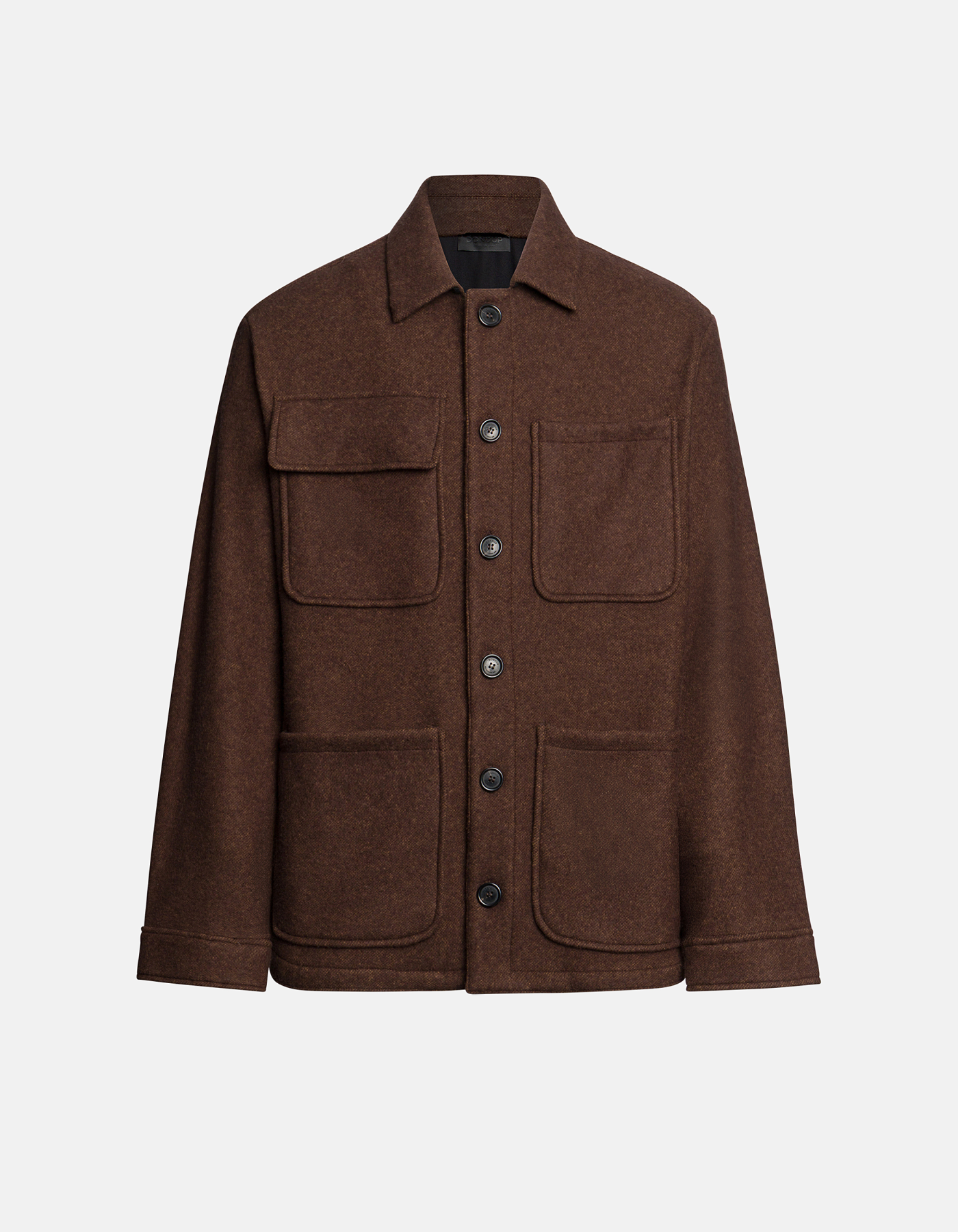 Regular-fit field jacket in wool blend