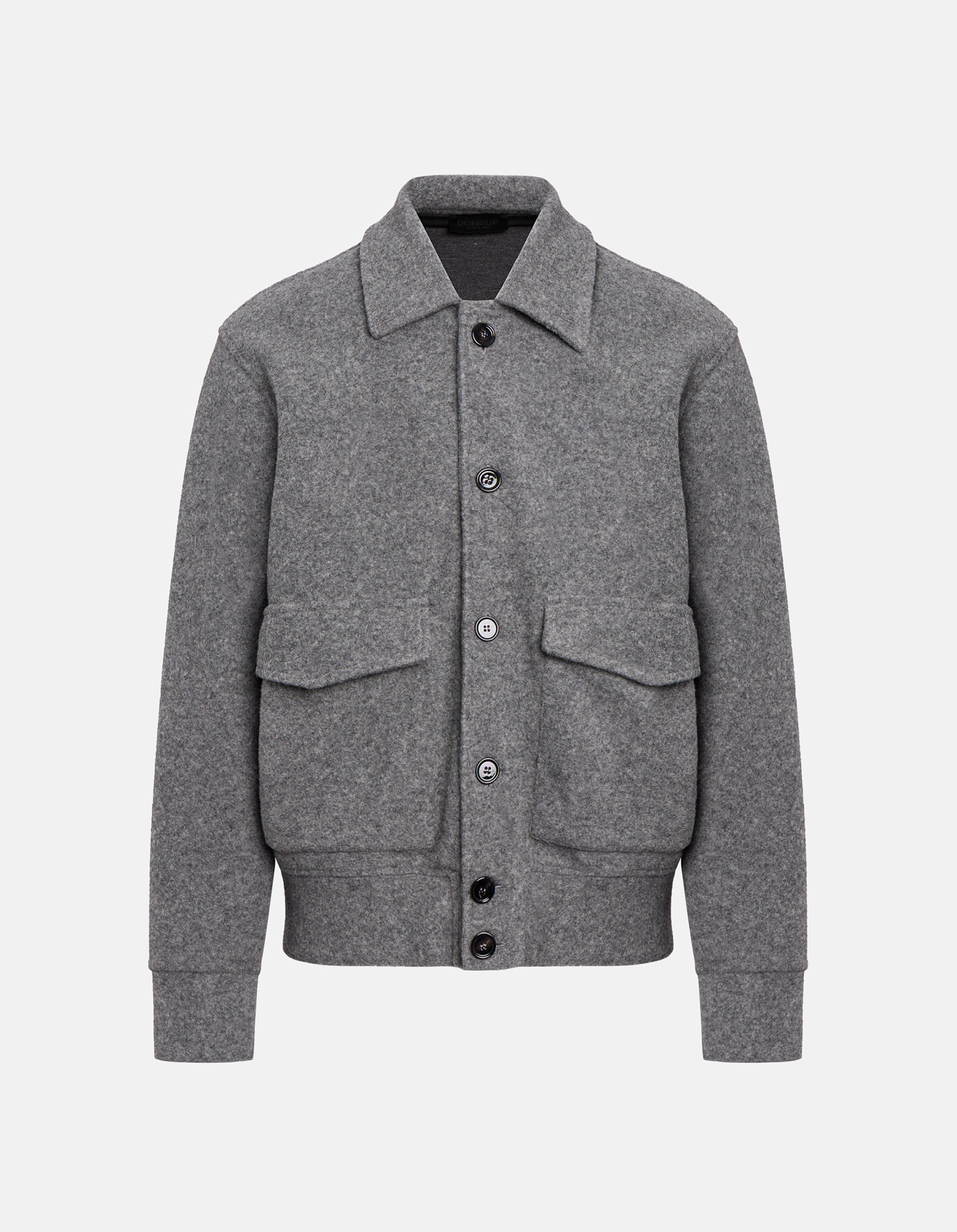 Regular-fit jacket in double wool