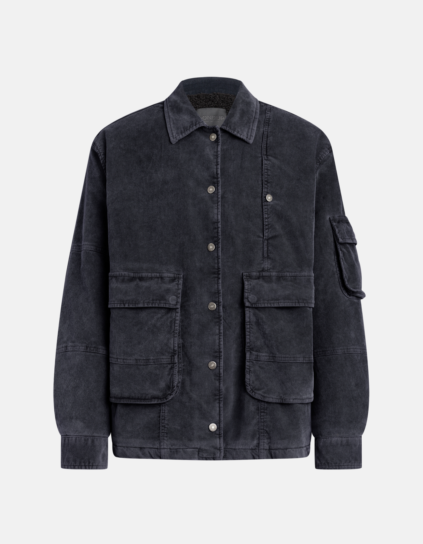Regular-fit jacket in stretch velvet