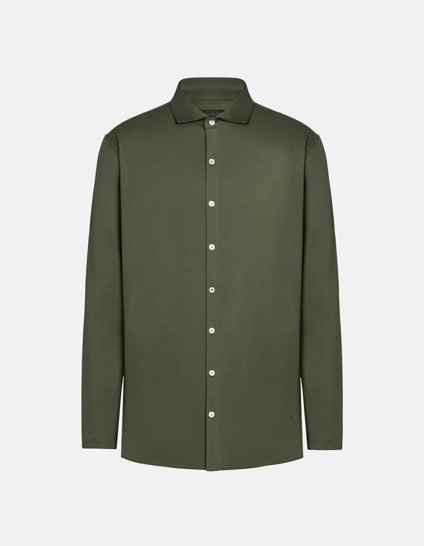 Regular-fit shirt in cotton jersey