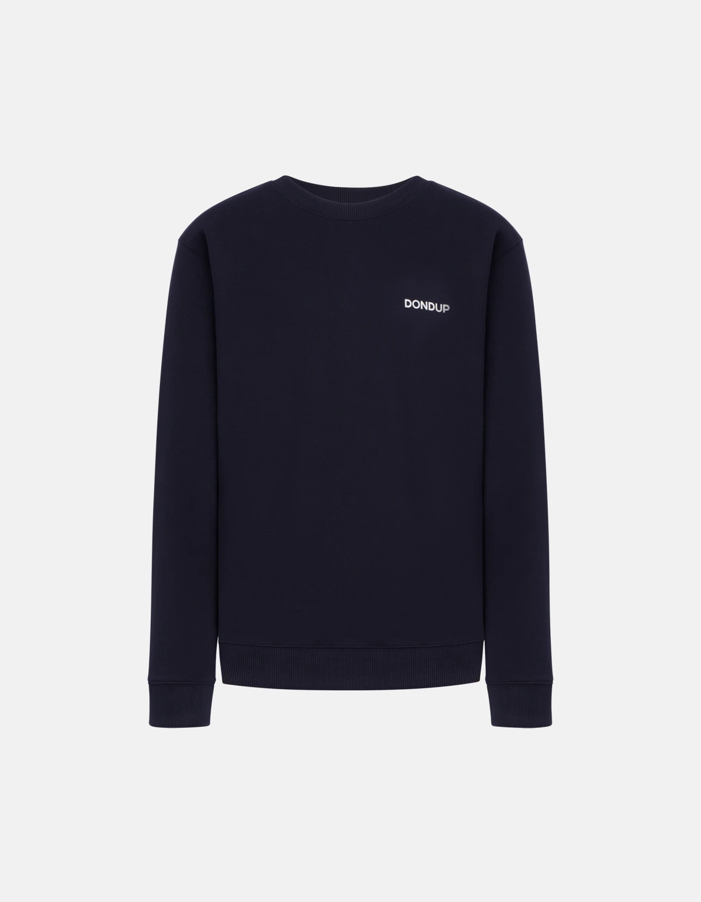 Regular-fit crew-neck cotton sweatshirt