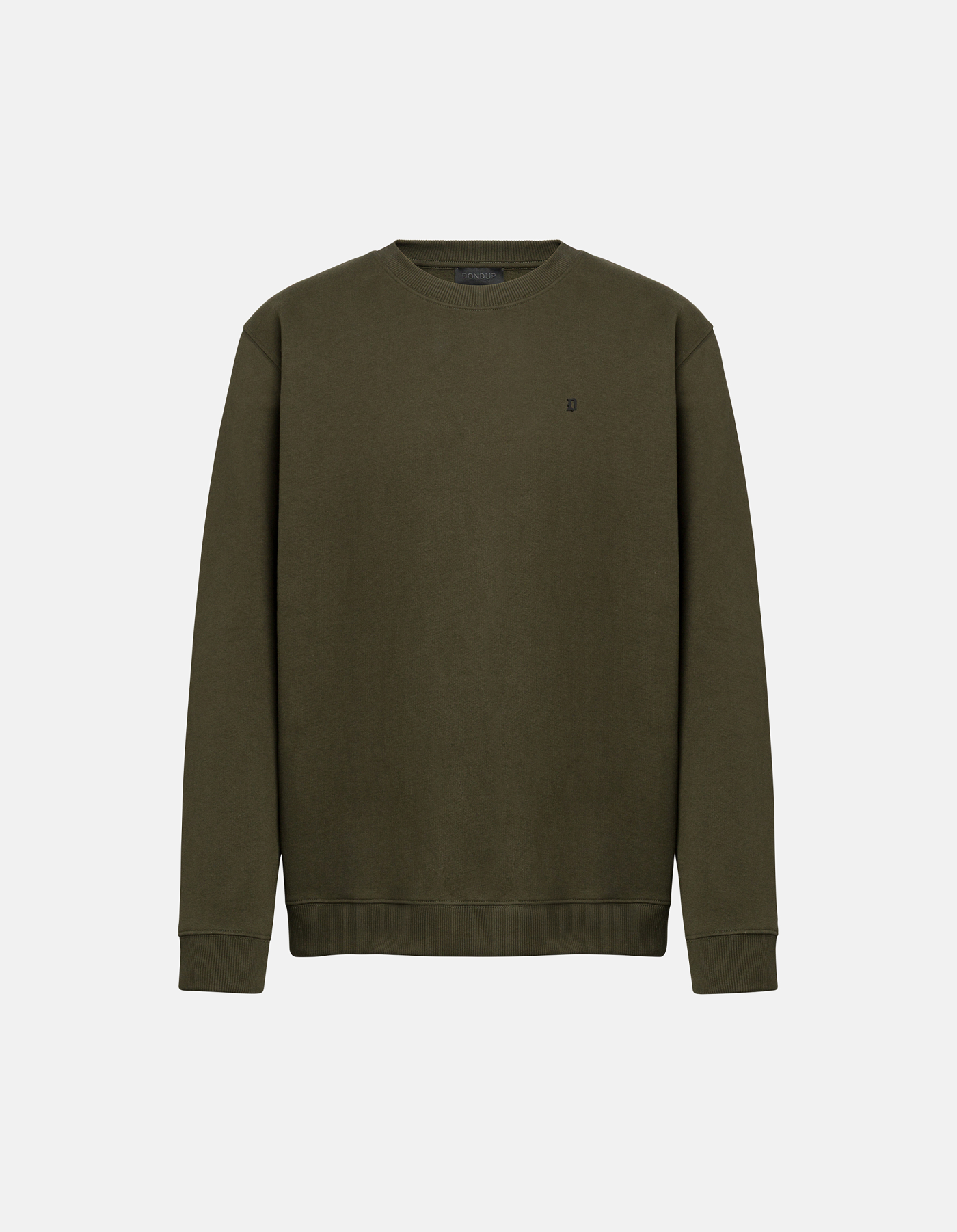 Regular-fit crew-neck cotton sweatshirt