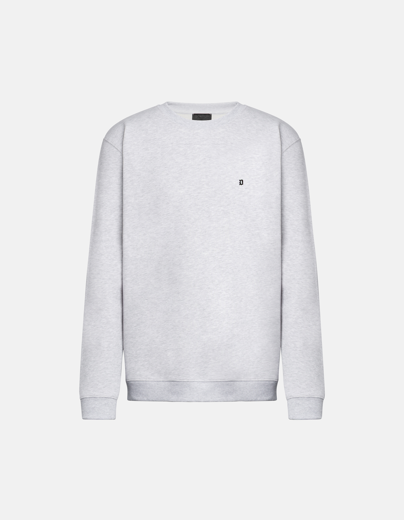 Regular-fit crew-neck cotton sweatshirt