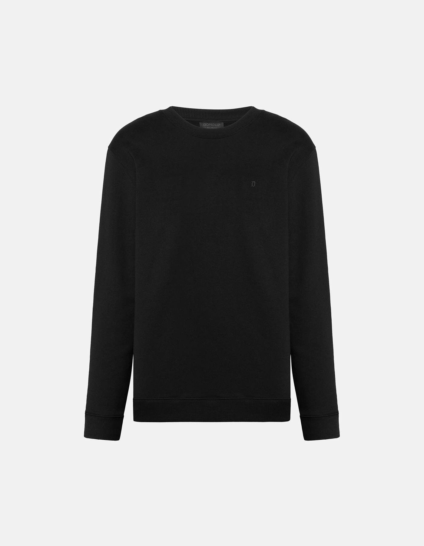 Regular-fit crew-neck cotton sweatshirt