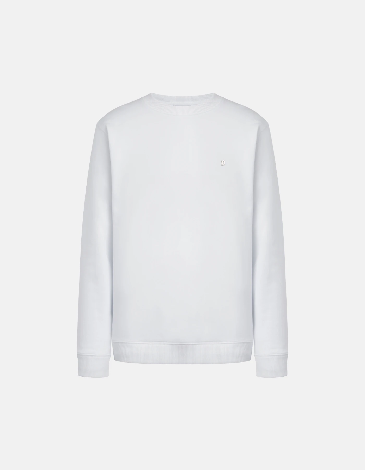 Regular-fit crew-neck cotton sweatshirt